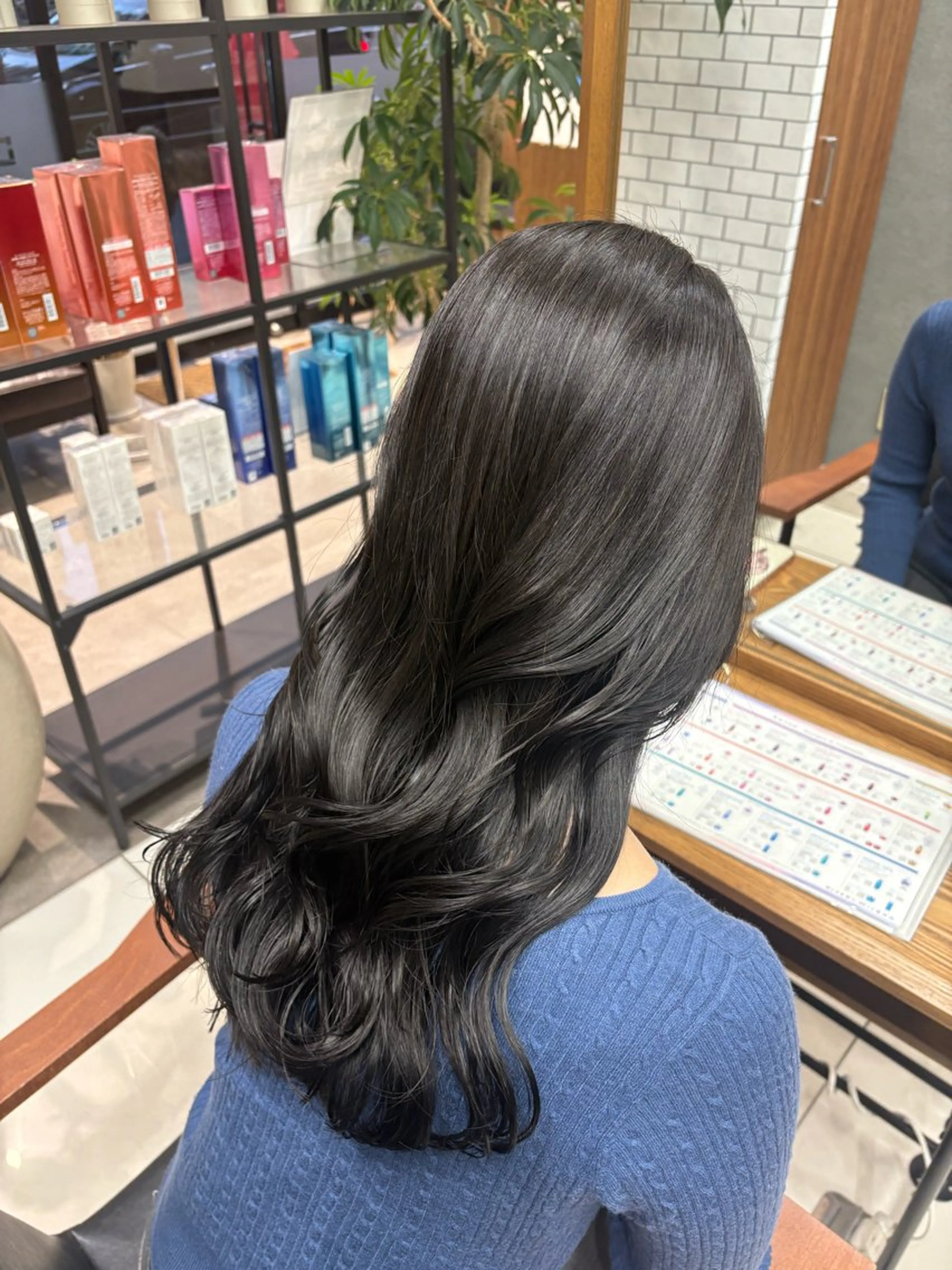 セミロング カット ヘアカラー トリートメント 艶髪/透明感カラー 🫧韓国ヘアのヘアスタイル