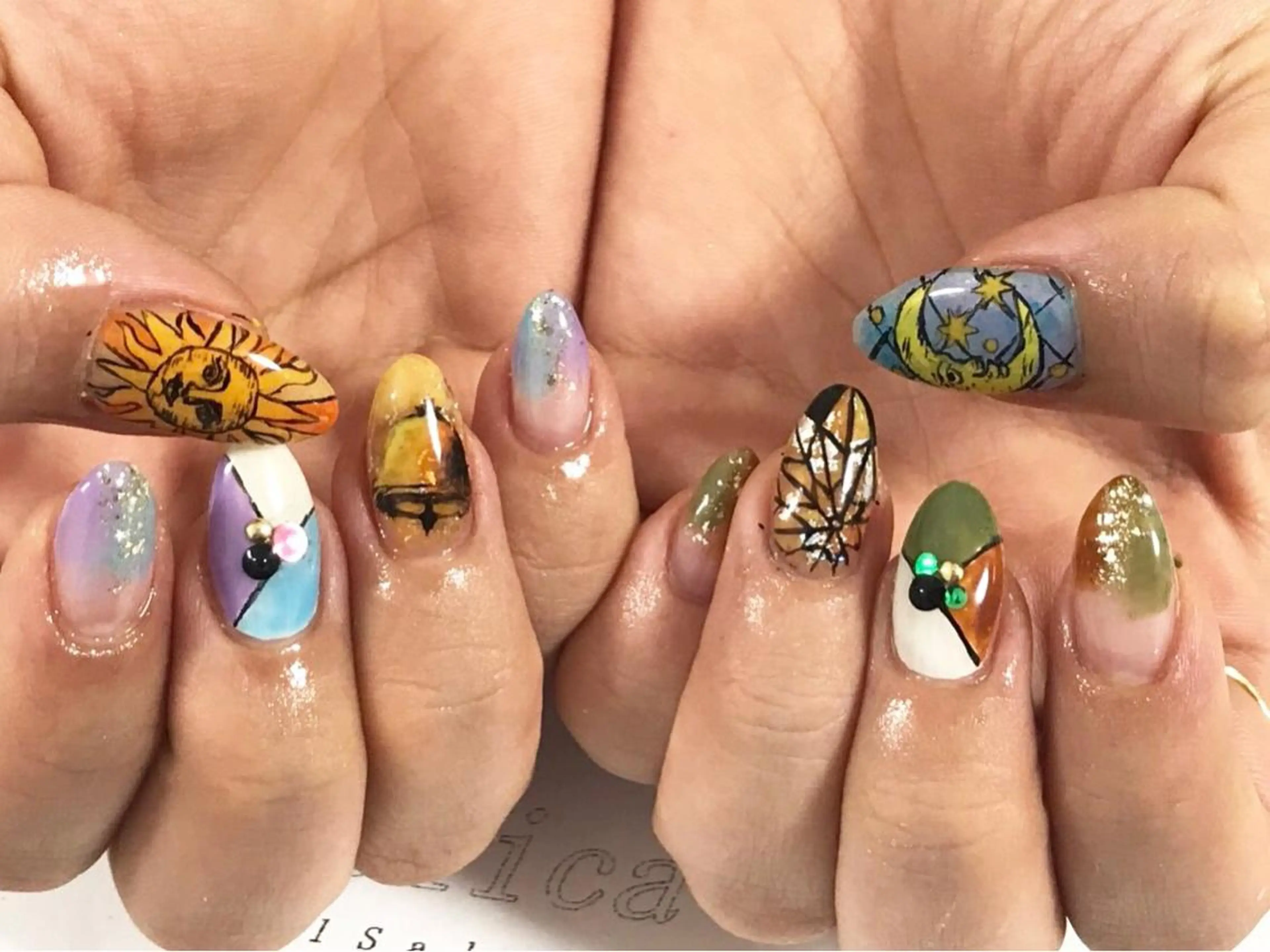 ネイル Angelica ネイリストのネイルデザイン