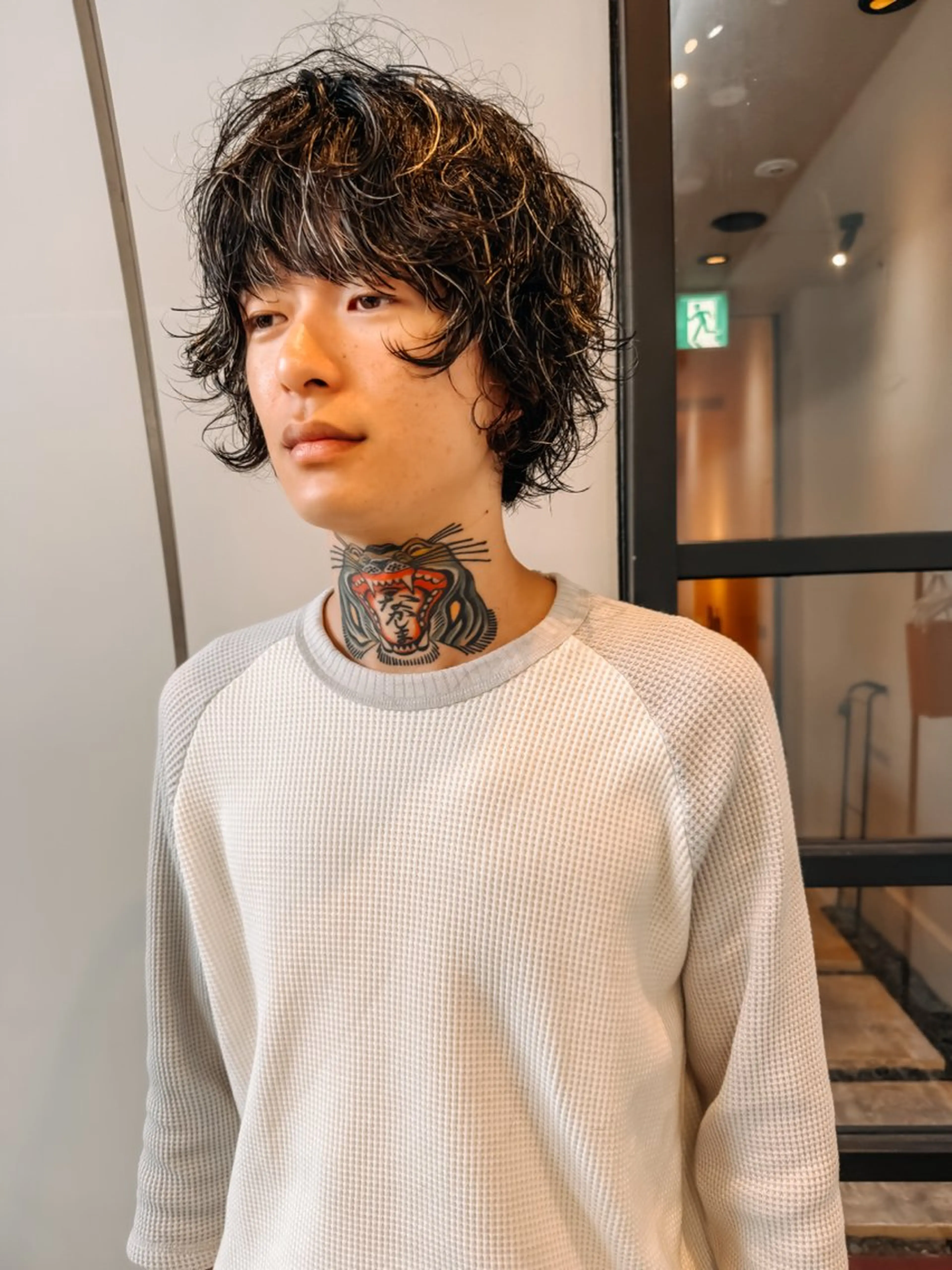 パーマ メンズ メンズパーマ カット パーマ KEI パーマ/レイヤーのヘアスタイル