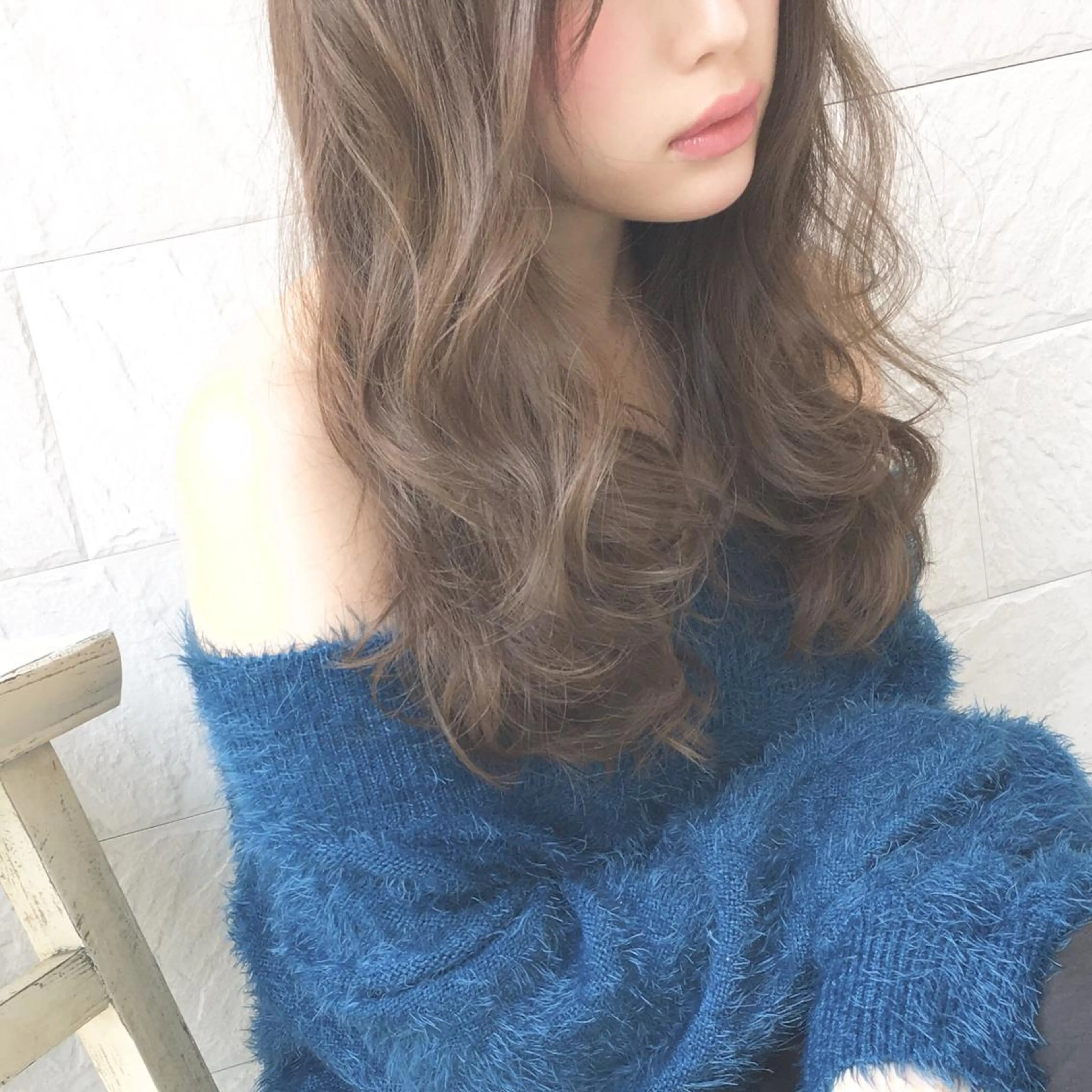 ロング カラー パーマ ヘアアレンジ ◆感動口コミ/最小顔 理論カット◆森口 峻のヘアスタイル