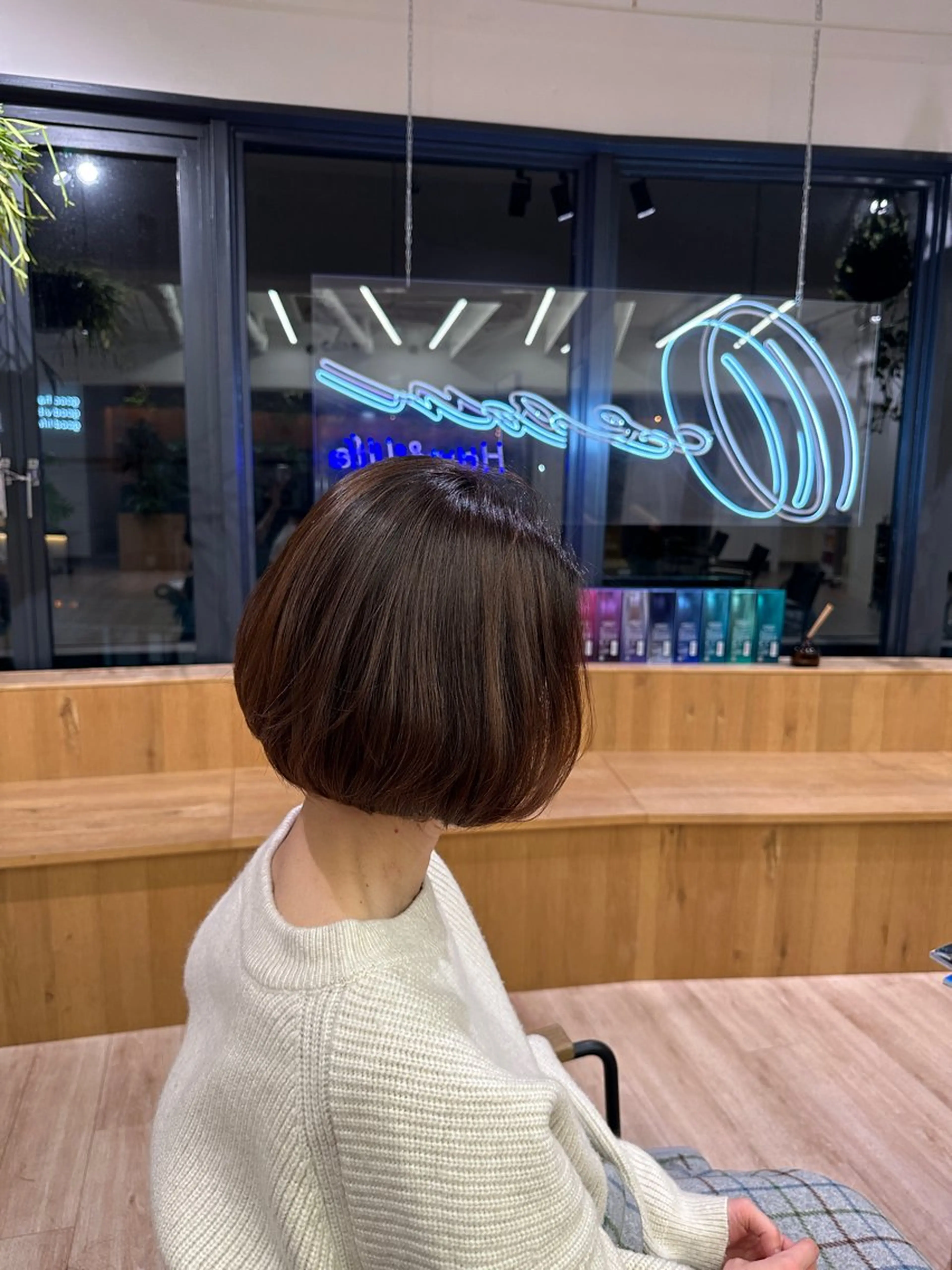 ショート 切りっぱなし/髪質 改善矯正/さやか🫧のヘアスタイル