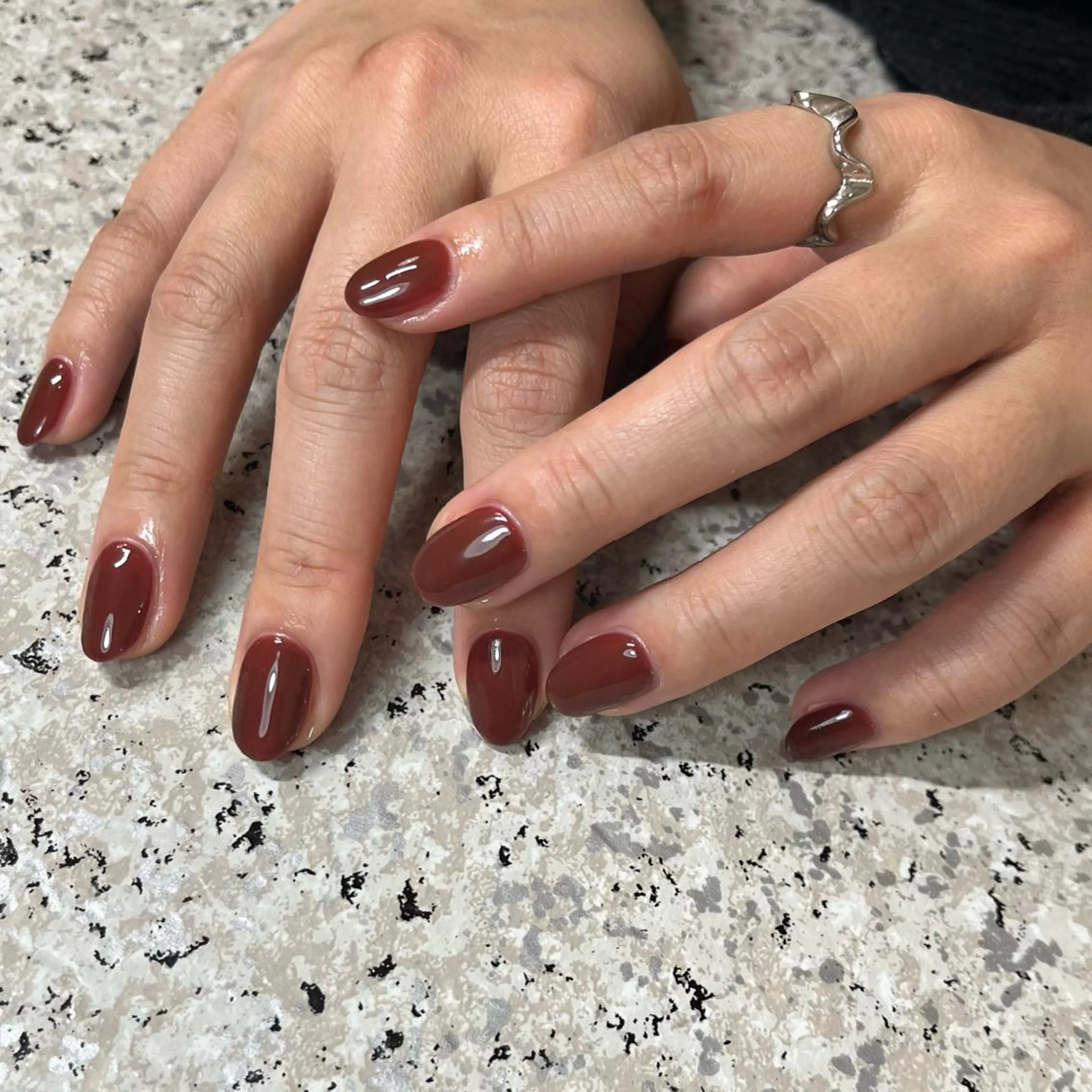 ネイル ボルドー nailsalon maluriのネイルデザイン