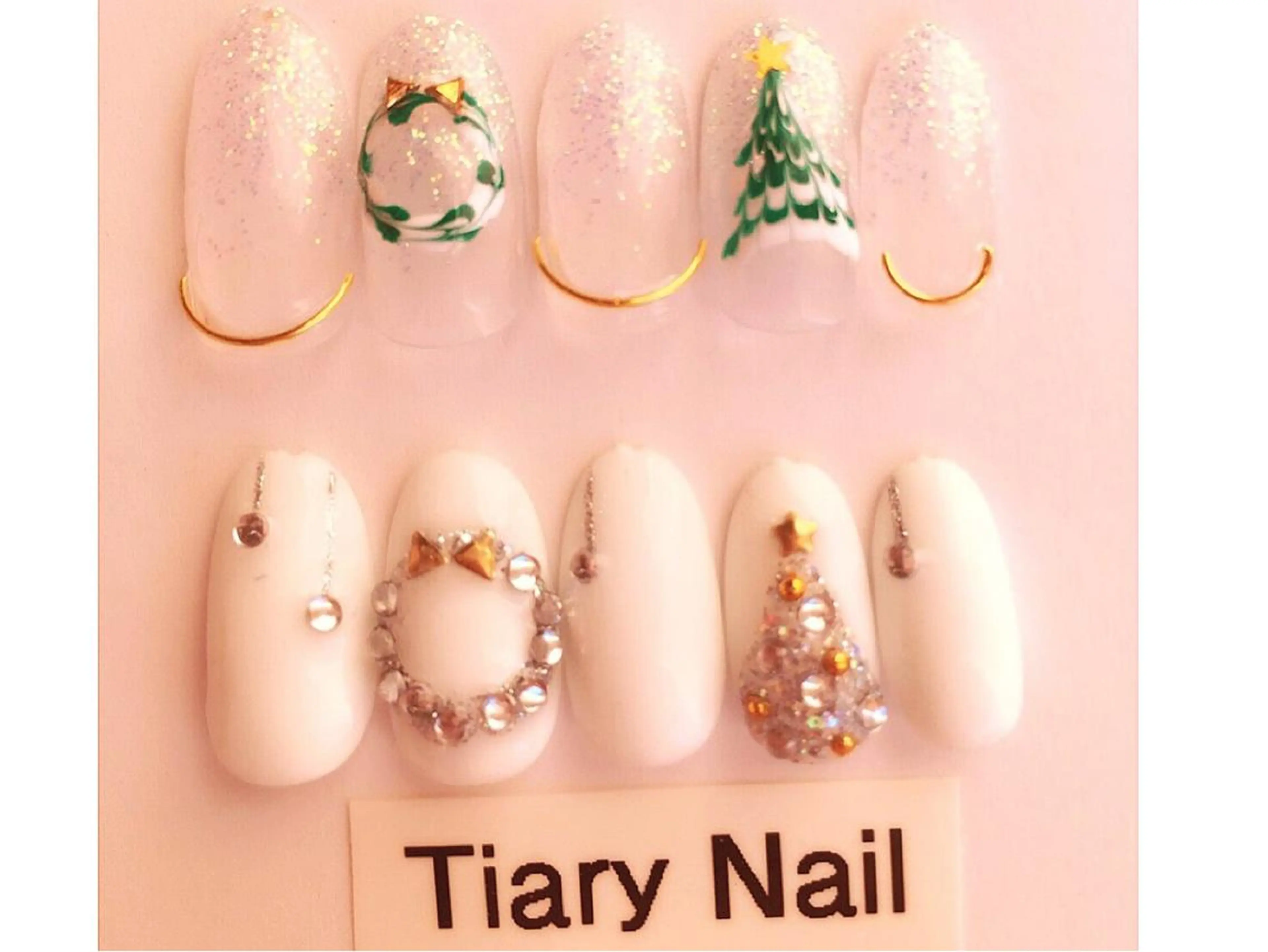 ネイル ハンドネイル 💗🪽Tiary Nail🪽💗のネイルデザイン