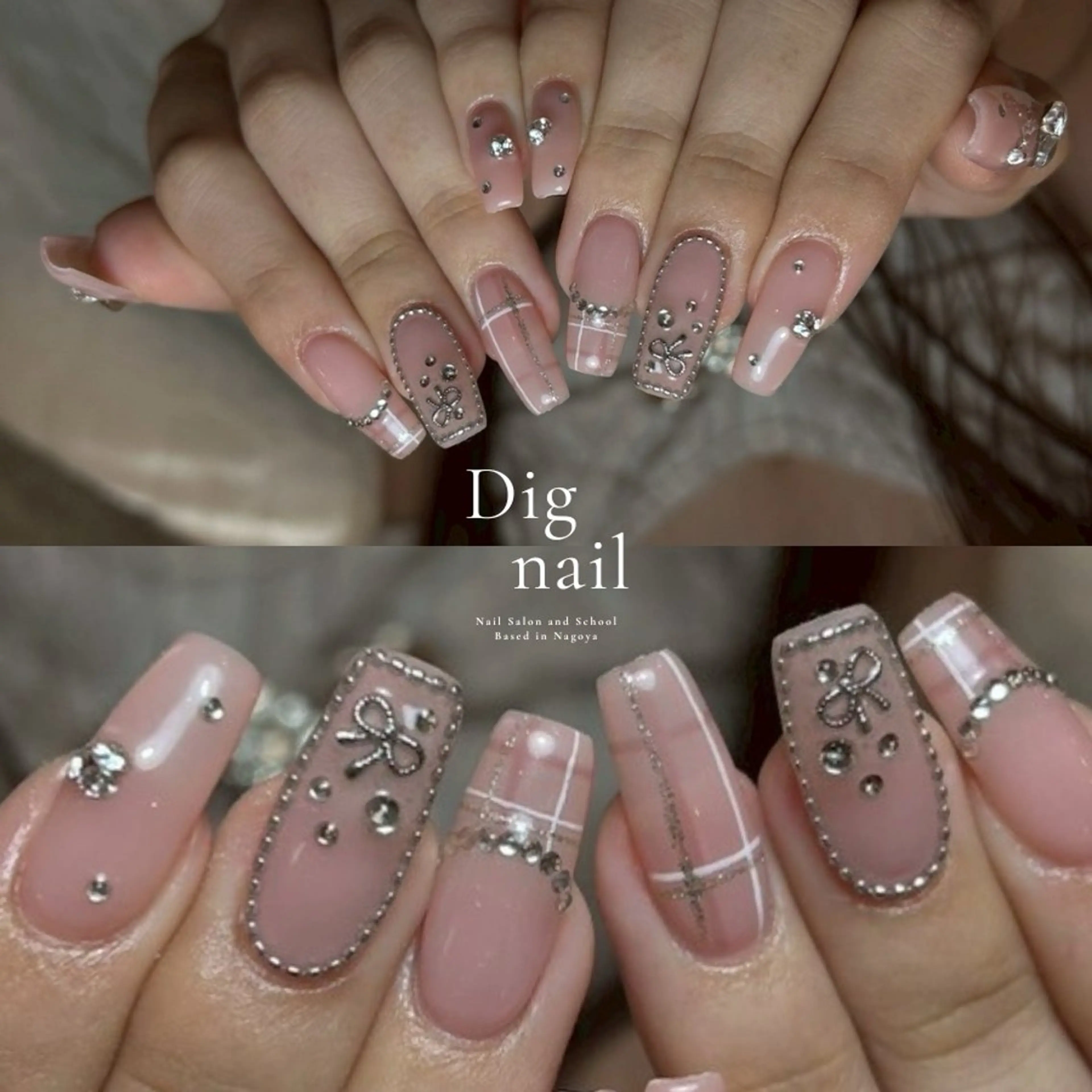 ネイル 長さ出し ジェルネイル 韓国ネイル マグネットネイル 持ち込み ハンドネイル D.d Reinaのネイルデザイン