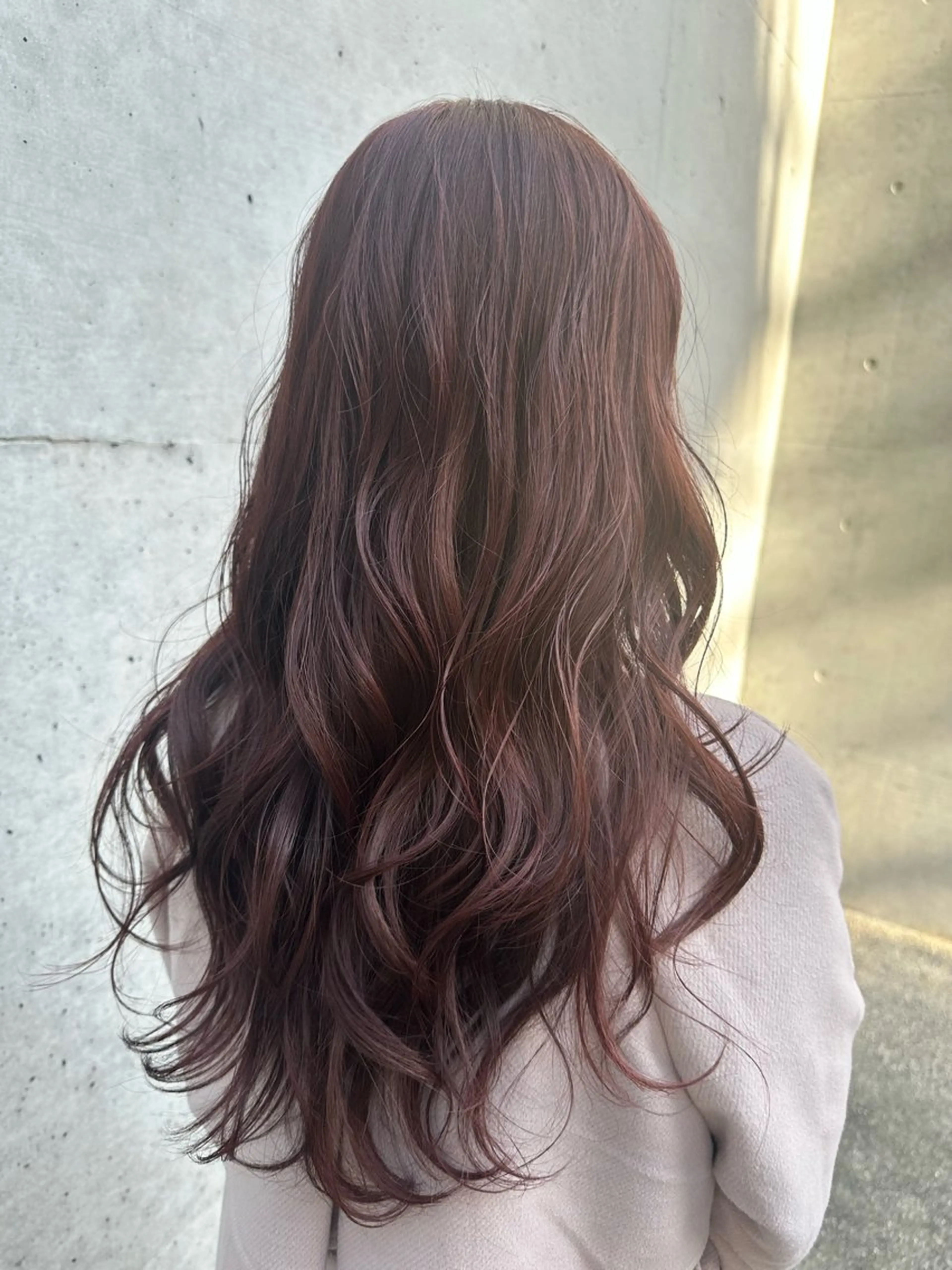 ロング カラー カット ヘアカラー トリートメント 原宿アンリ 山下卓也のヘアスタイル