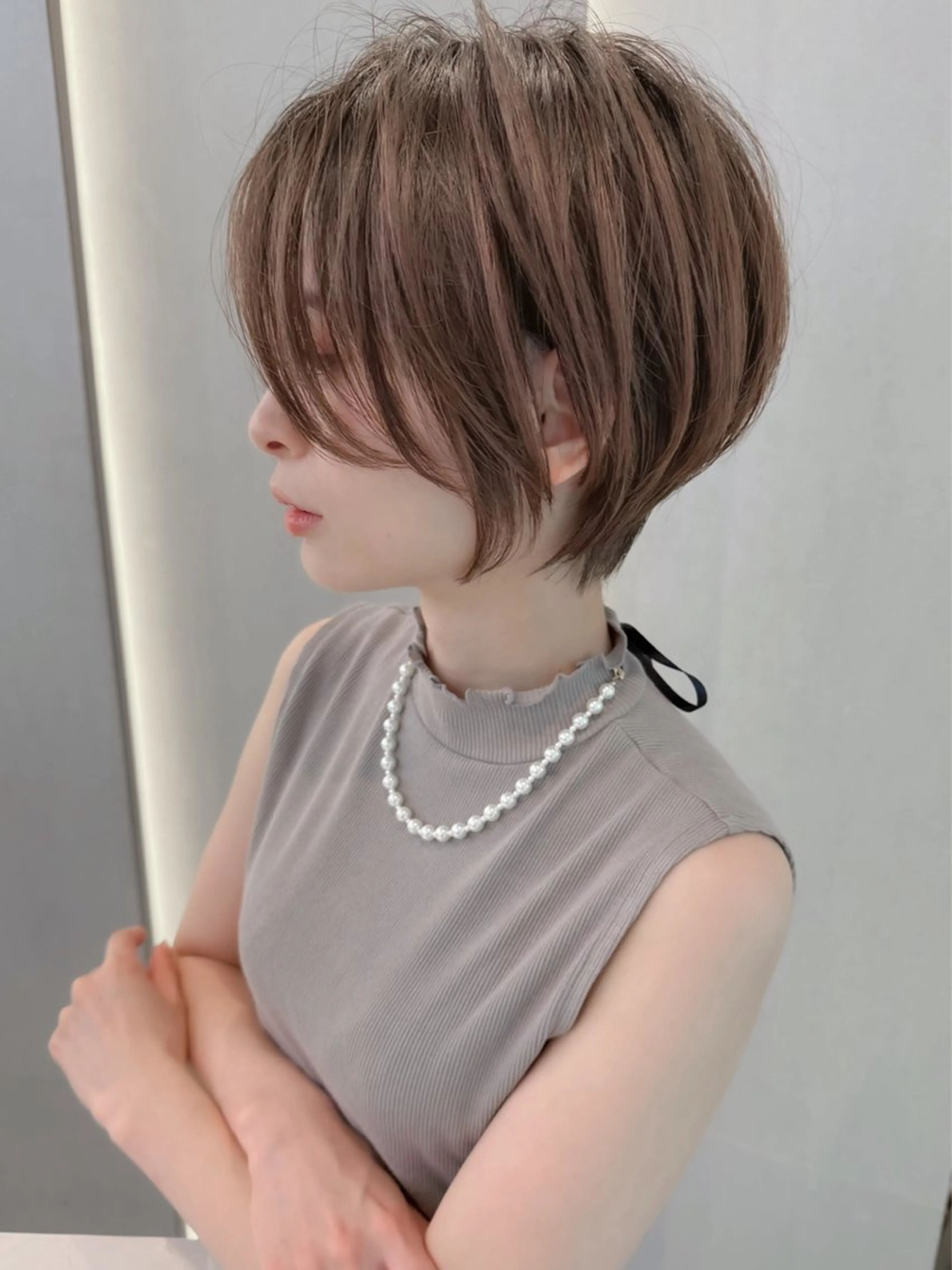 ショート カラー カット ヘアカラー トリートメント ボブ/ショート/ 縮毛矯正⚜️工藤昴のヘアスタイル