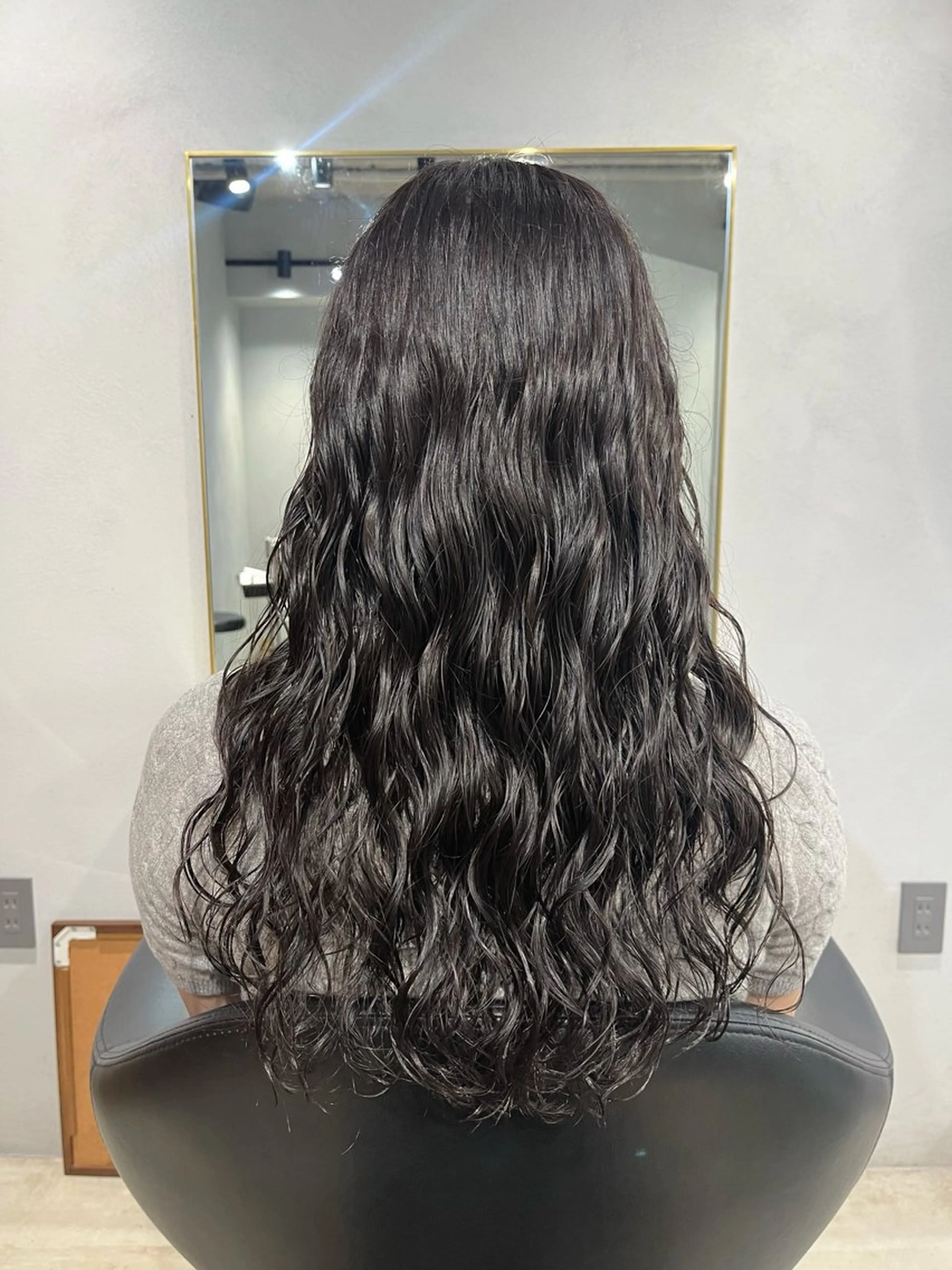 カラー パーマ グレージュ オリーブグレージュ オリーブグレー カット ヘアカラー パーマ 【arc】 佐藤未希穂/パーマのヘアスタイル