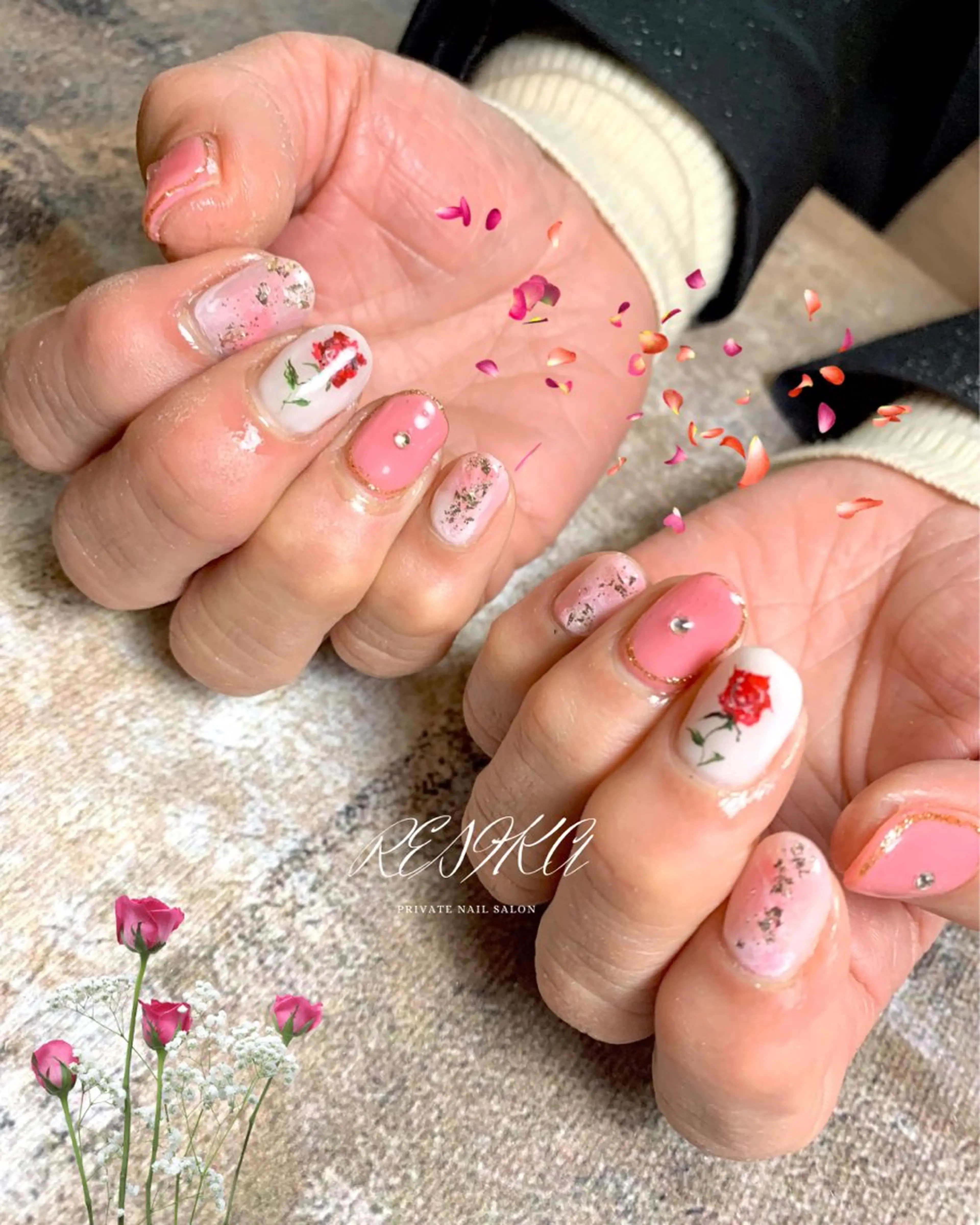 ネイル 春ネイル m mのネイルデザイン