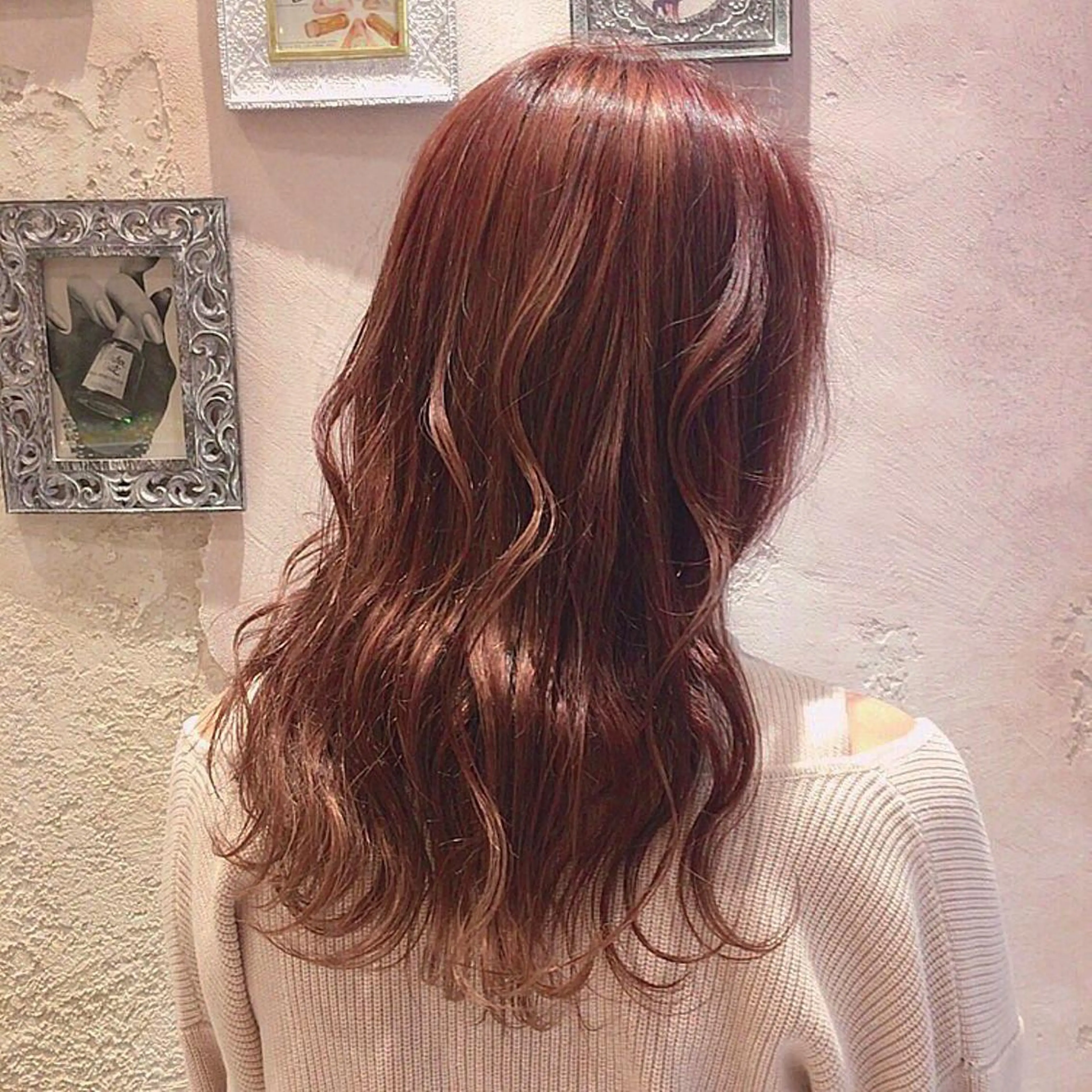 セミロング カラー 韓国風ヘア✻透明感 カラー✻yukaのヘアスタイル