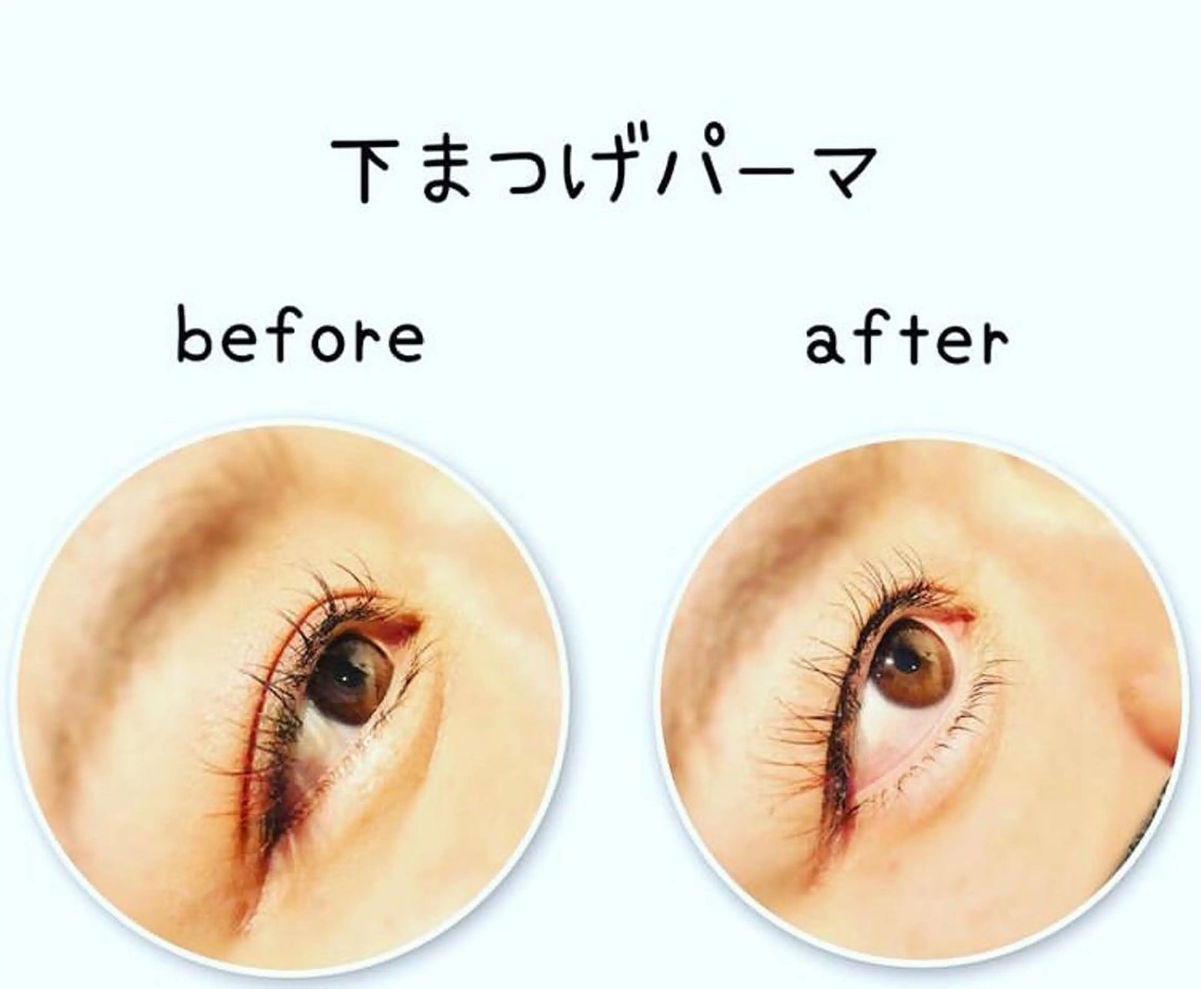 マツエク・マツパ 下まつげエクステ 一重×まつ毛パーマ 💙eyelash coco💙のマツエク・マツパデザイン