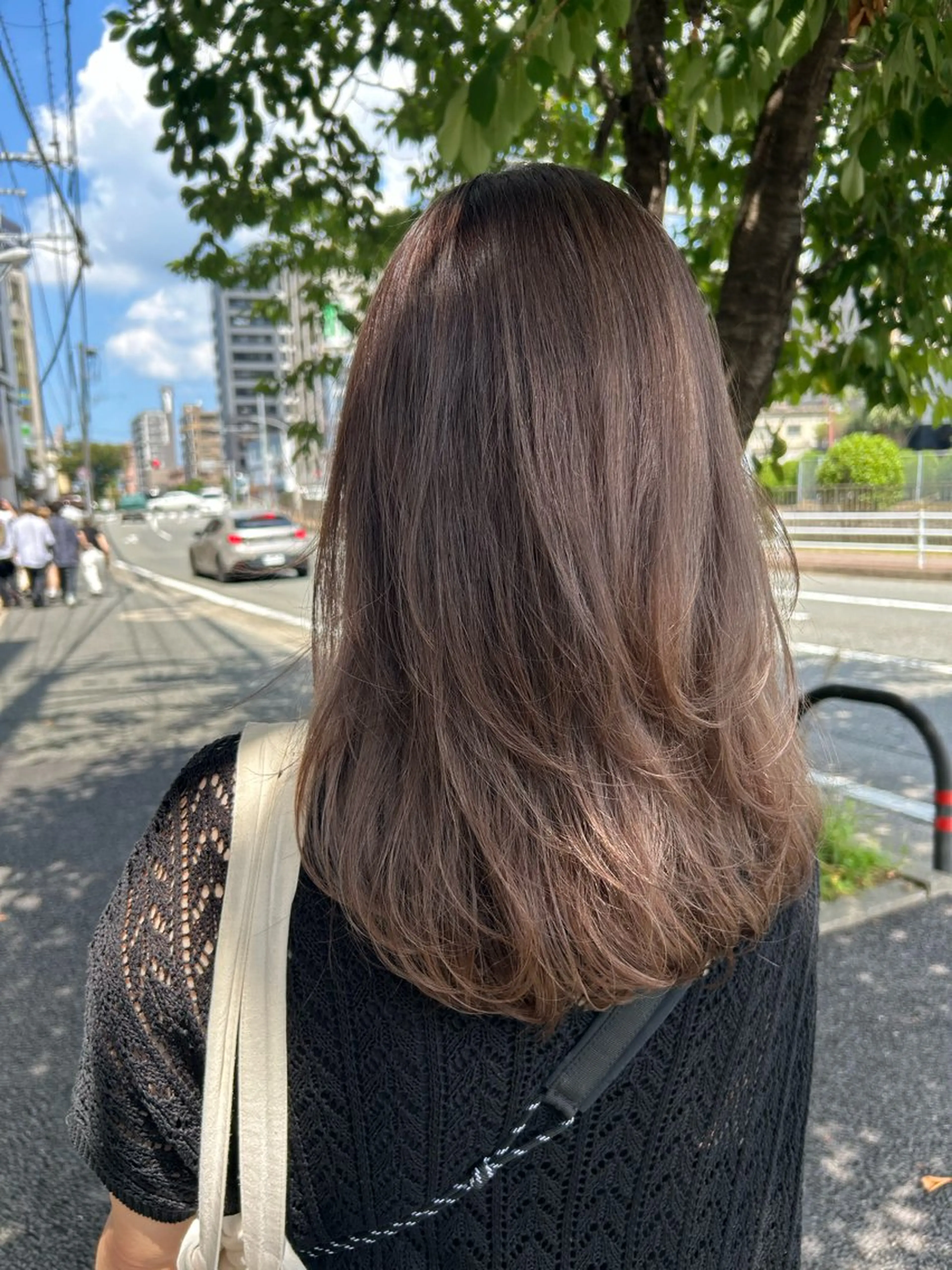 セミロング 井手 素子のヘアスタイル