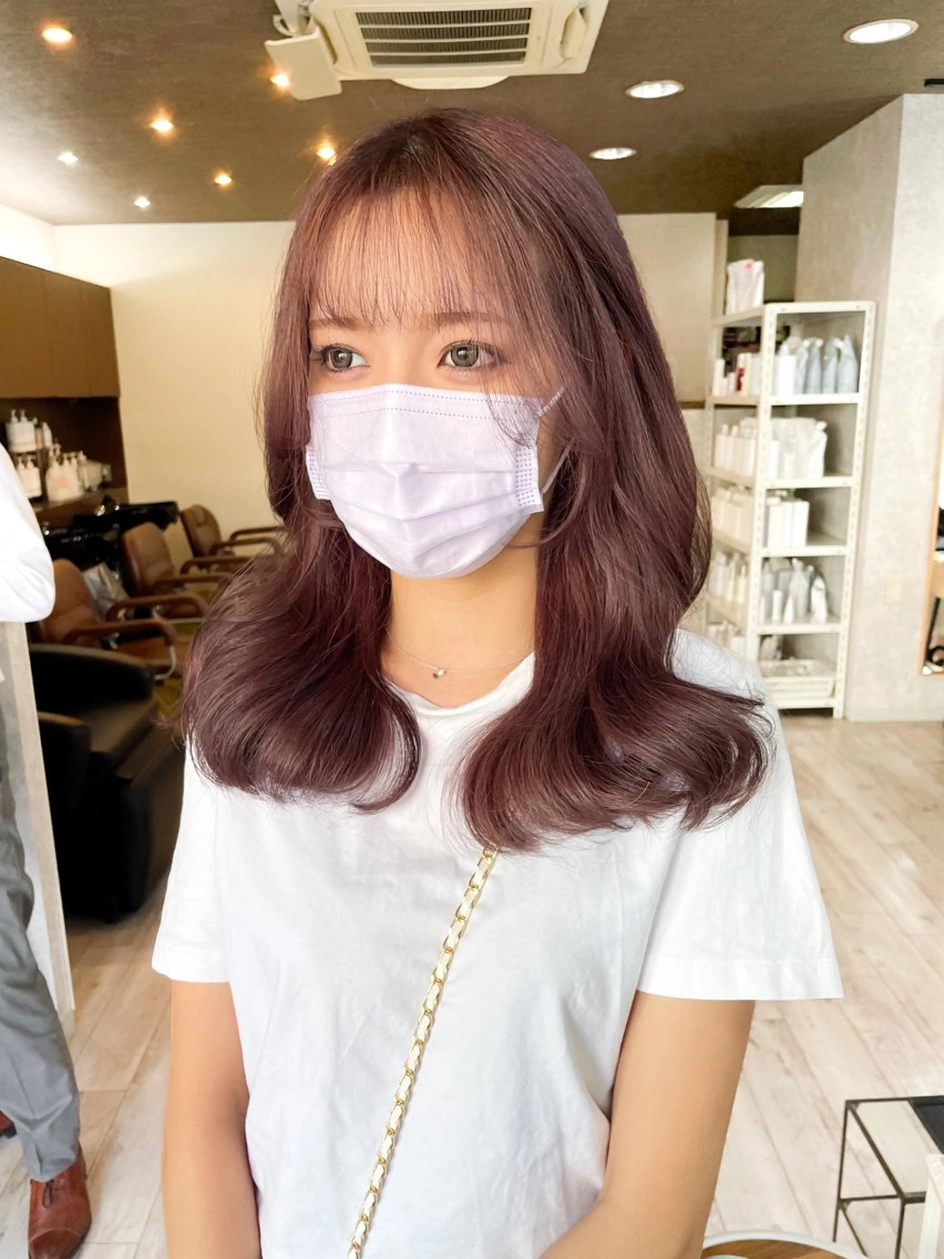 セミロング カラー ブラウンカラー レッドカラー レッドブラウン 🫧ヒシダアキ taboo.i🫧のヘアスタイル