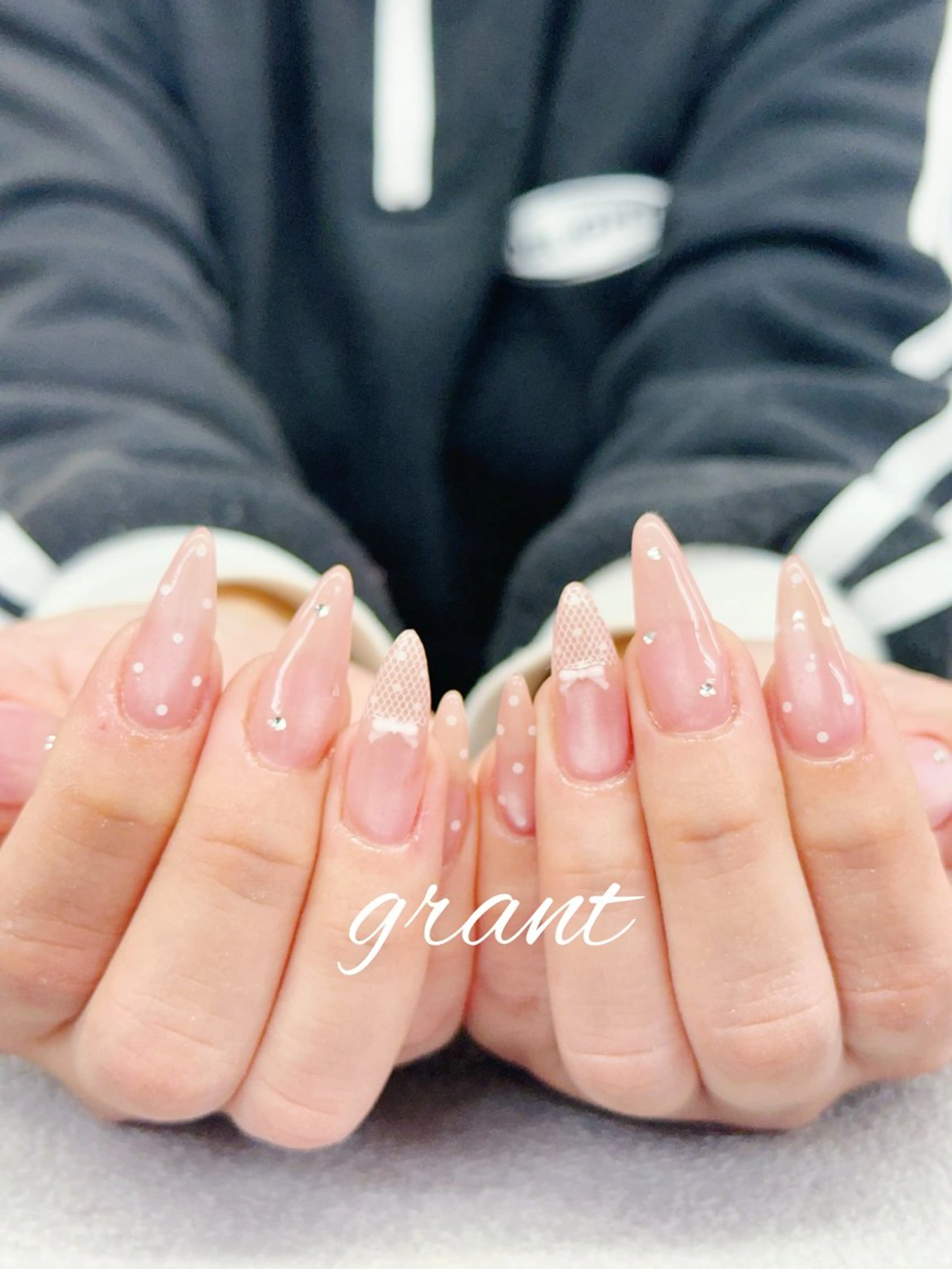 ネイル シンプルネイル 春ネイル ハンドネイル nailsalon grantのネイルデザイン