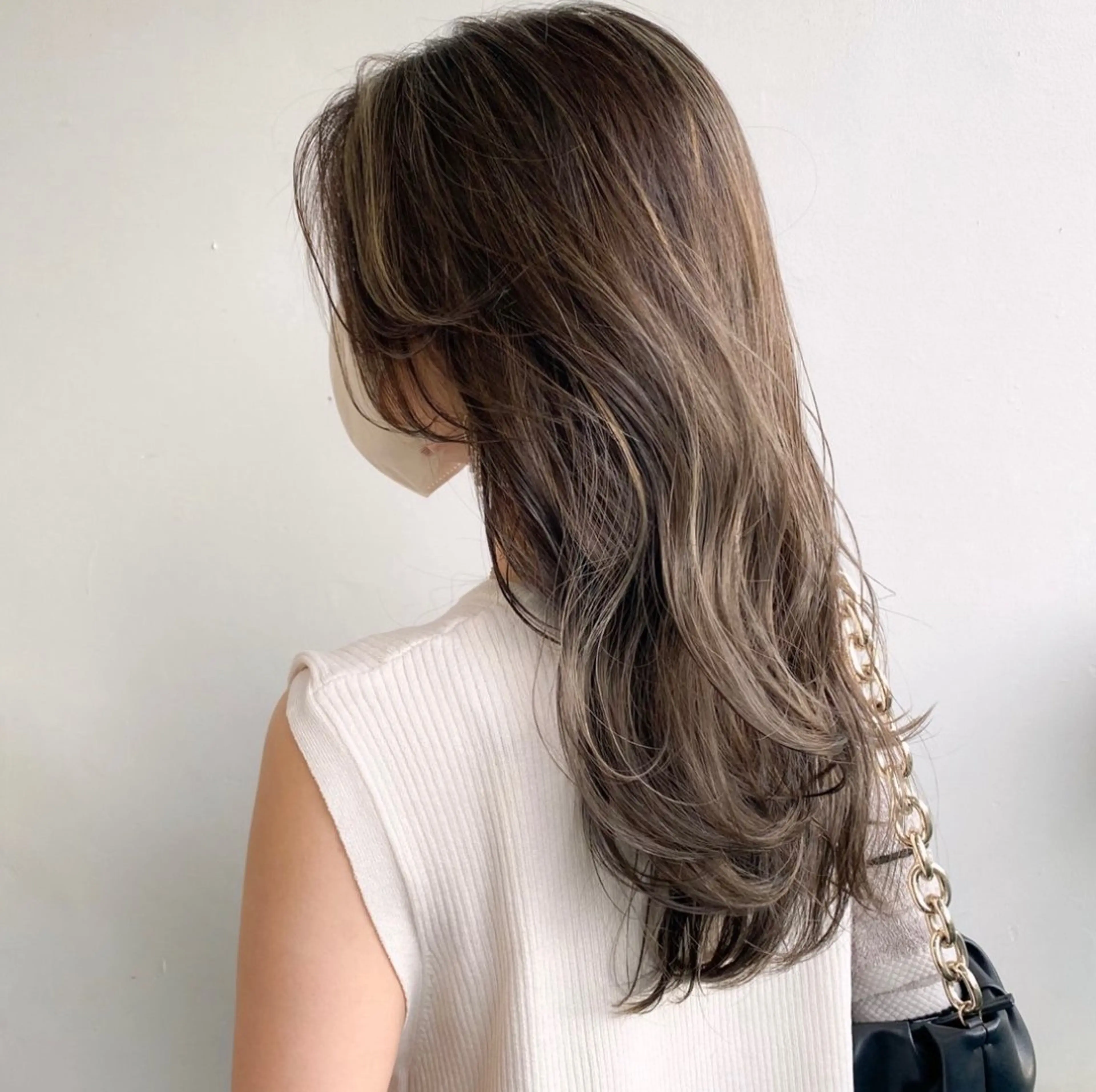 ロング カラー カット ヘアカラー トリートメント 中屋恵美🎨 Designカラーのヘアスタイル