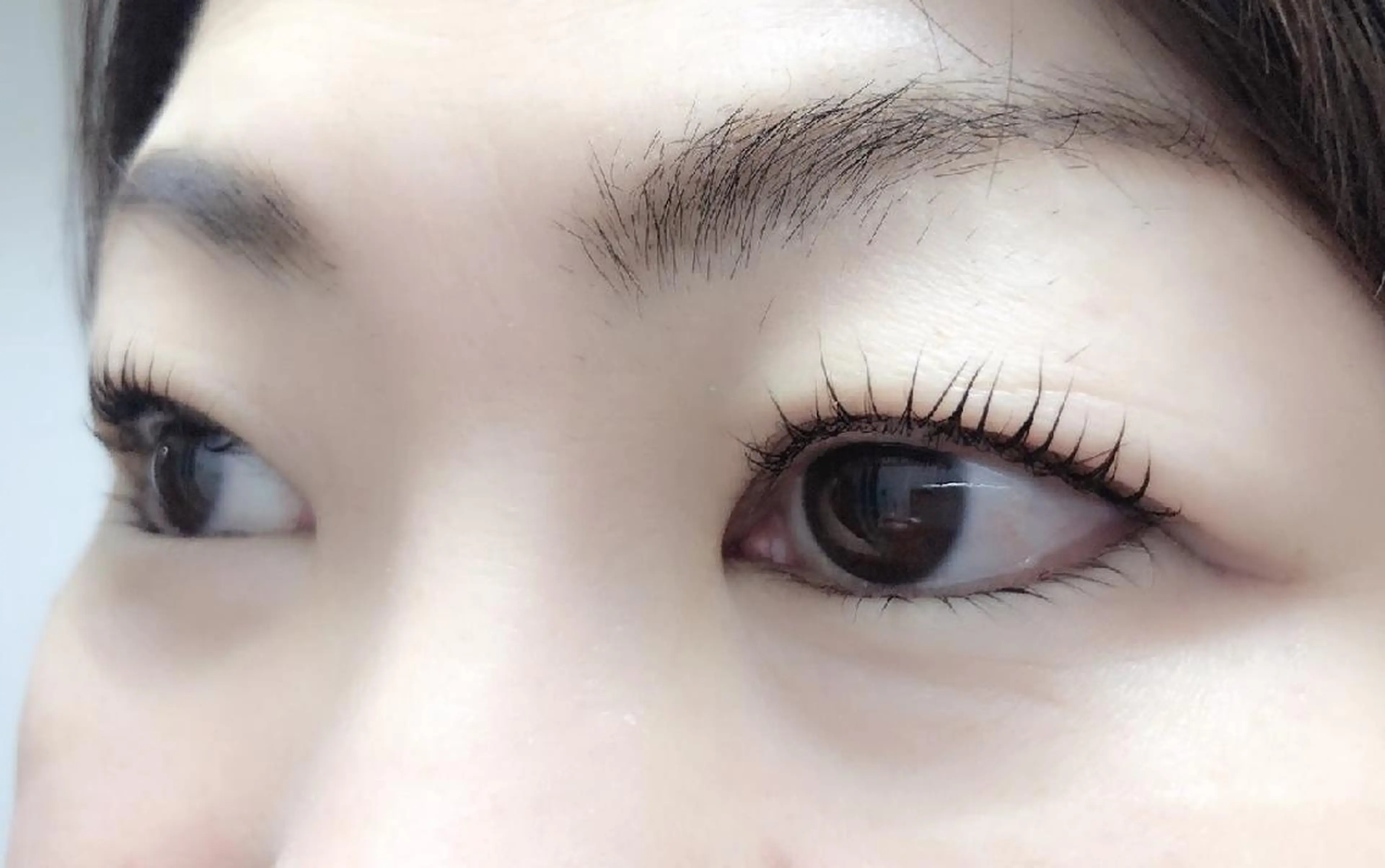 マツエク・マツパ 付け放題 フラットラッシュ ナチュラル まつげパーマ 一重×まつ毛パーマ マツパ 吉岡 ゆうなのマツエク・マツパデザイン