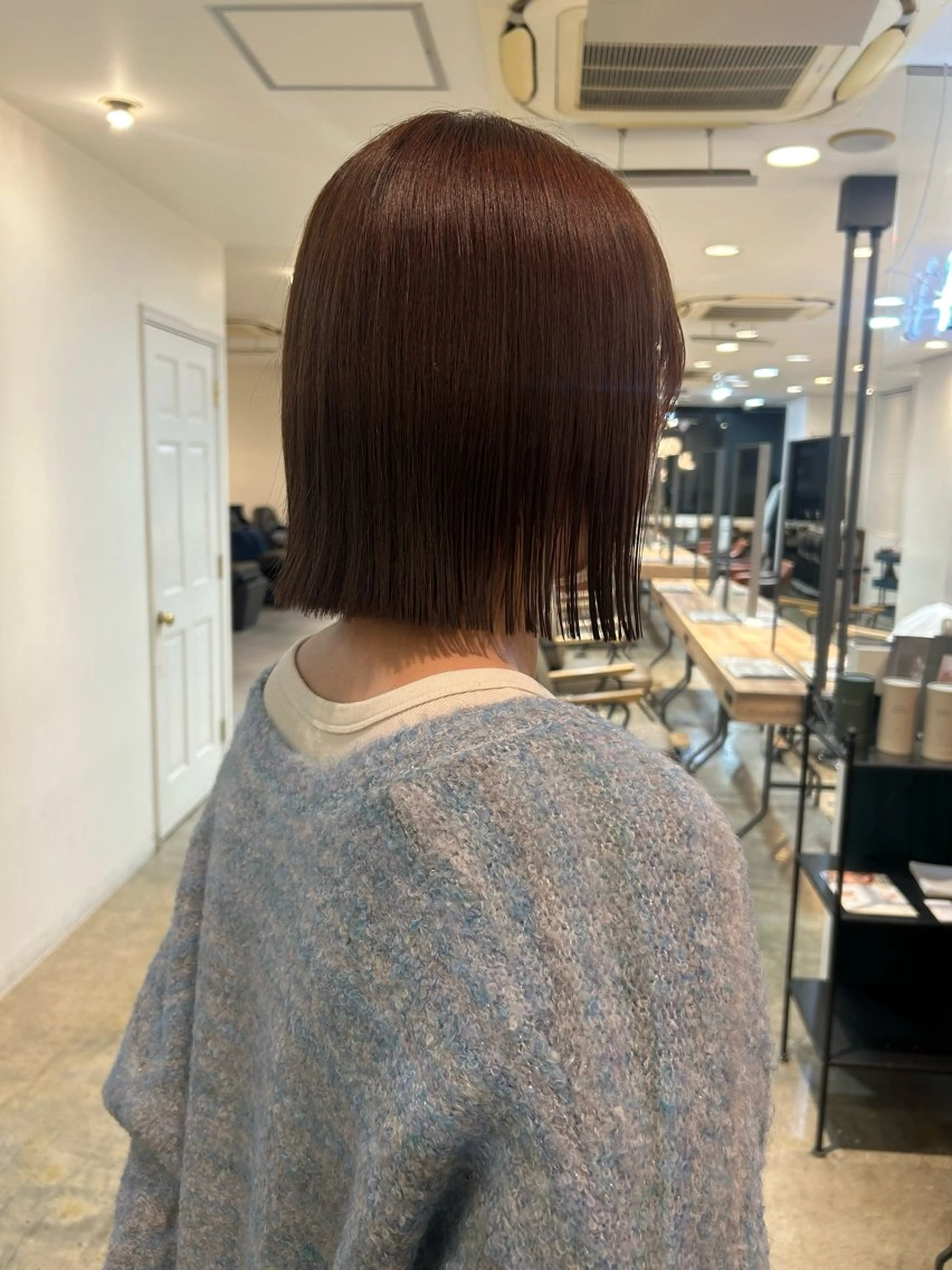 ミディアム ボブ 大川 麻尋のヘアスタイル