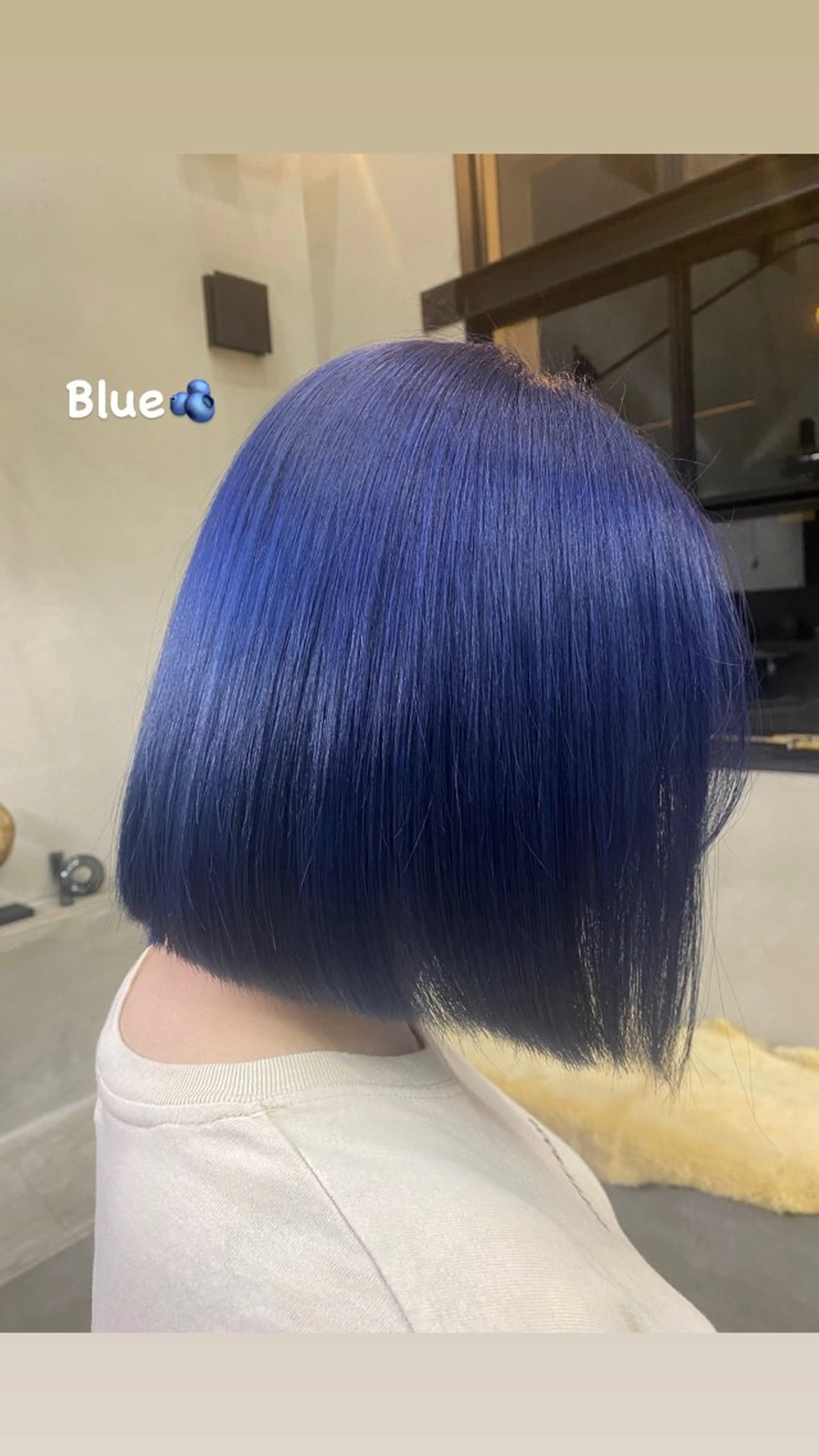 カラー cyan hinaのヘアスタイル