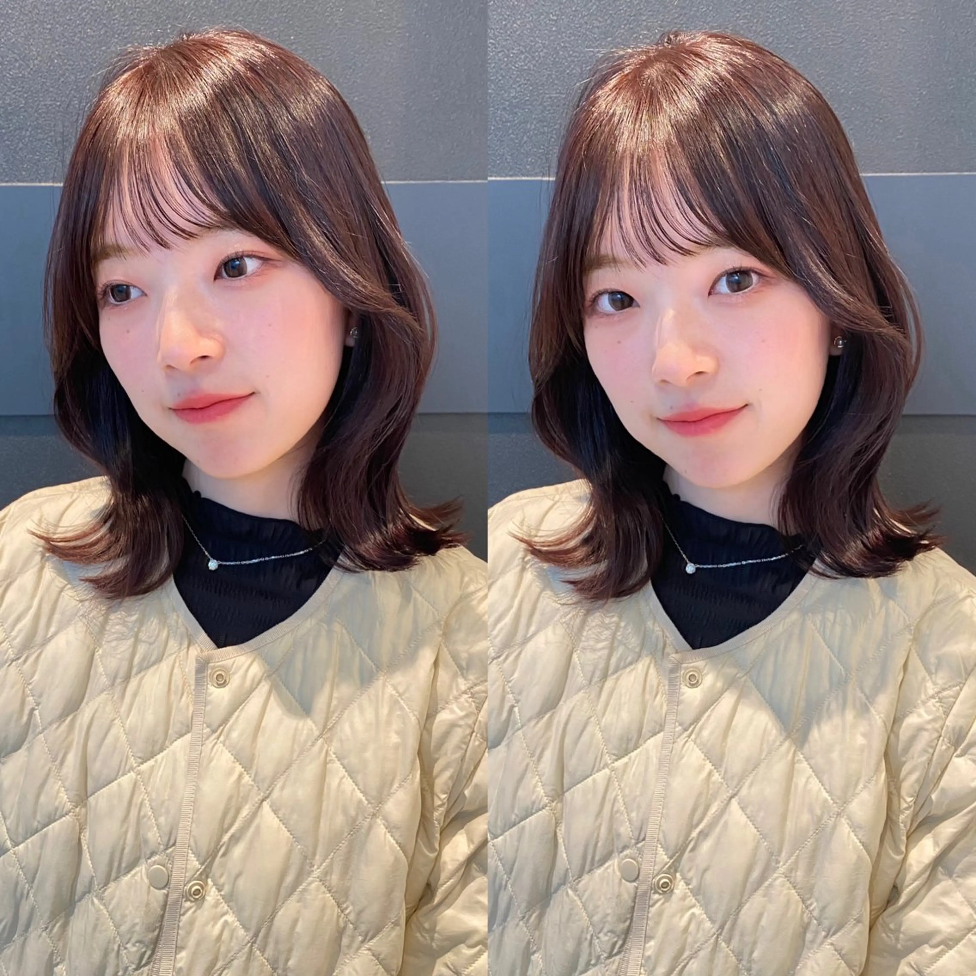 ミディアム カラー カット トリートメント mai / linoah˚✧のヘアスタイル