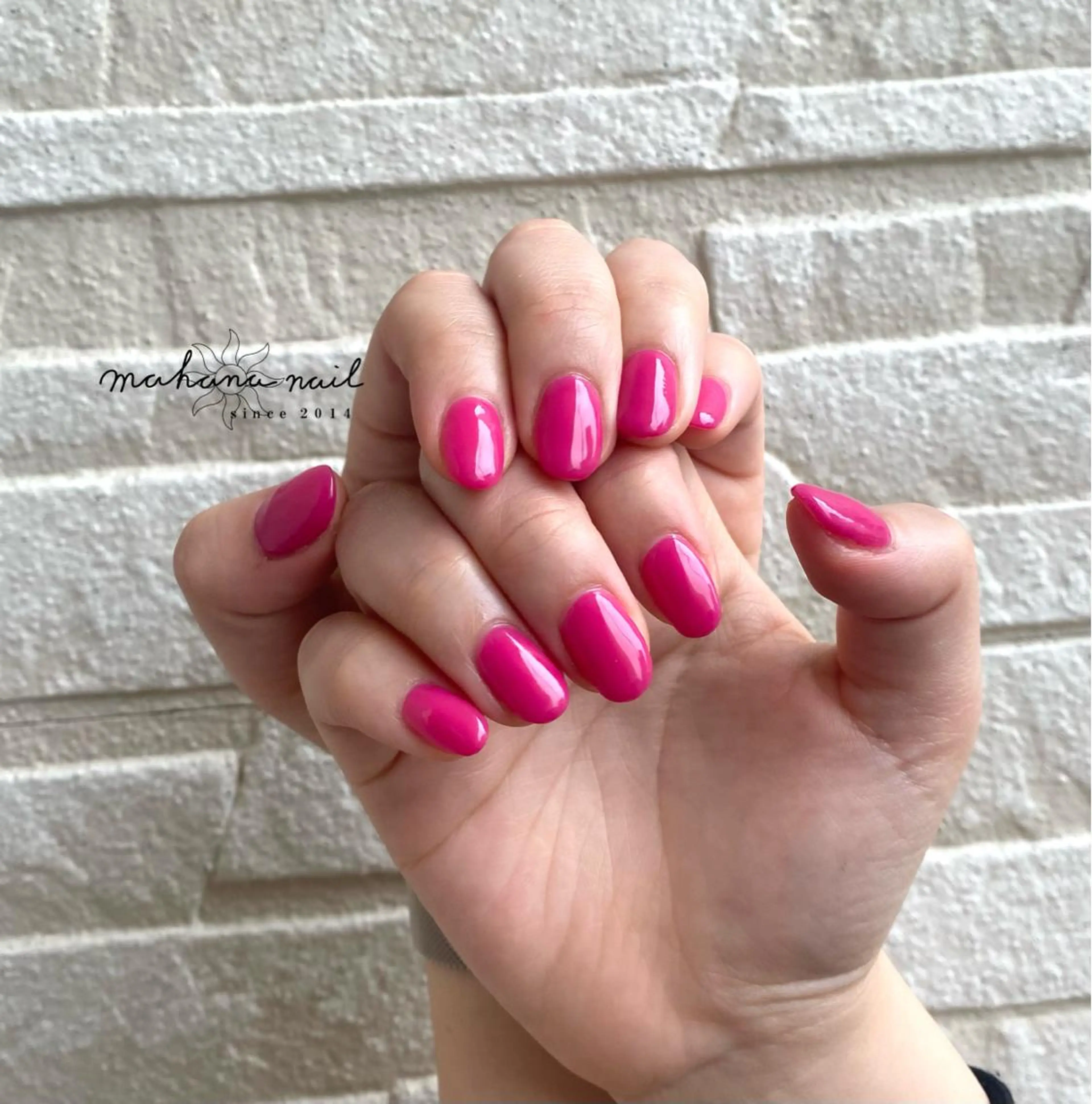 ネイル ワンカラーネイル mahana nailのネイルデザイン