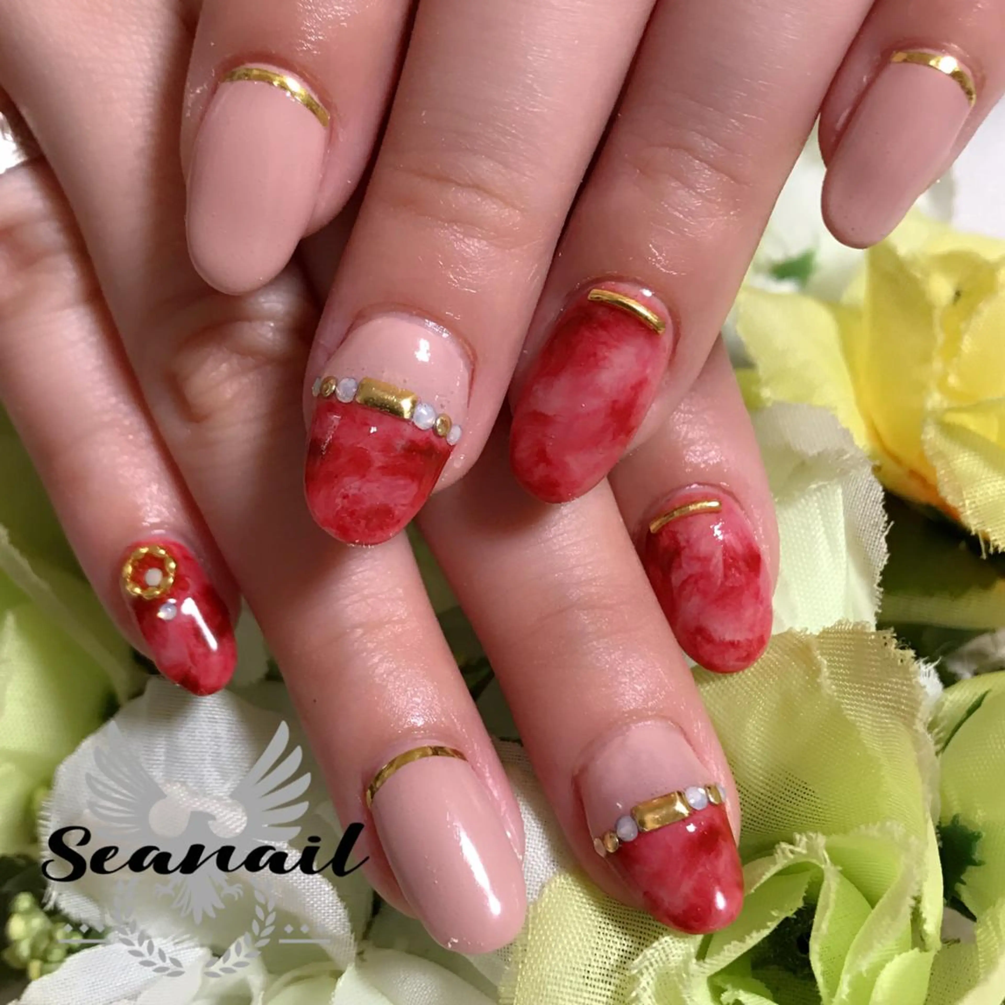 ネイル 小尾 栞のネイルデザイン