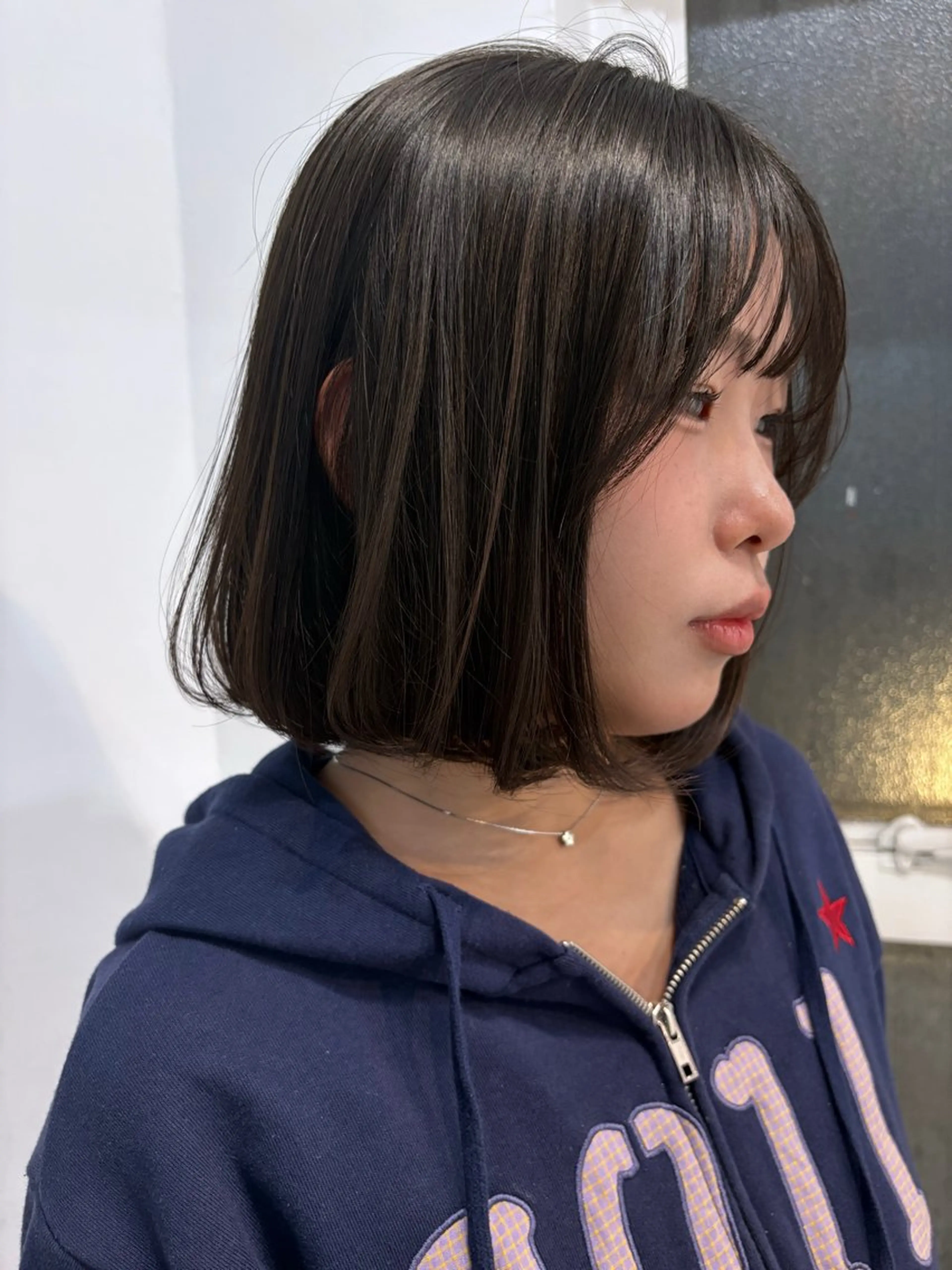 ミディアム カラー アヤノ/ 似合わせカット✂️のヘアスタイル