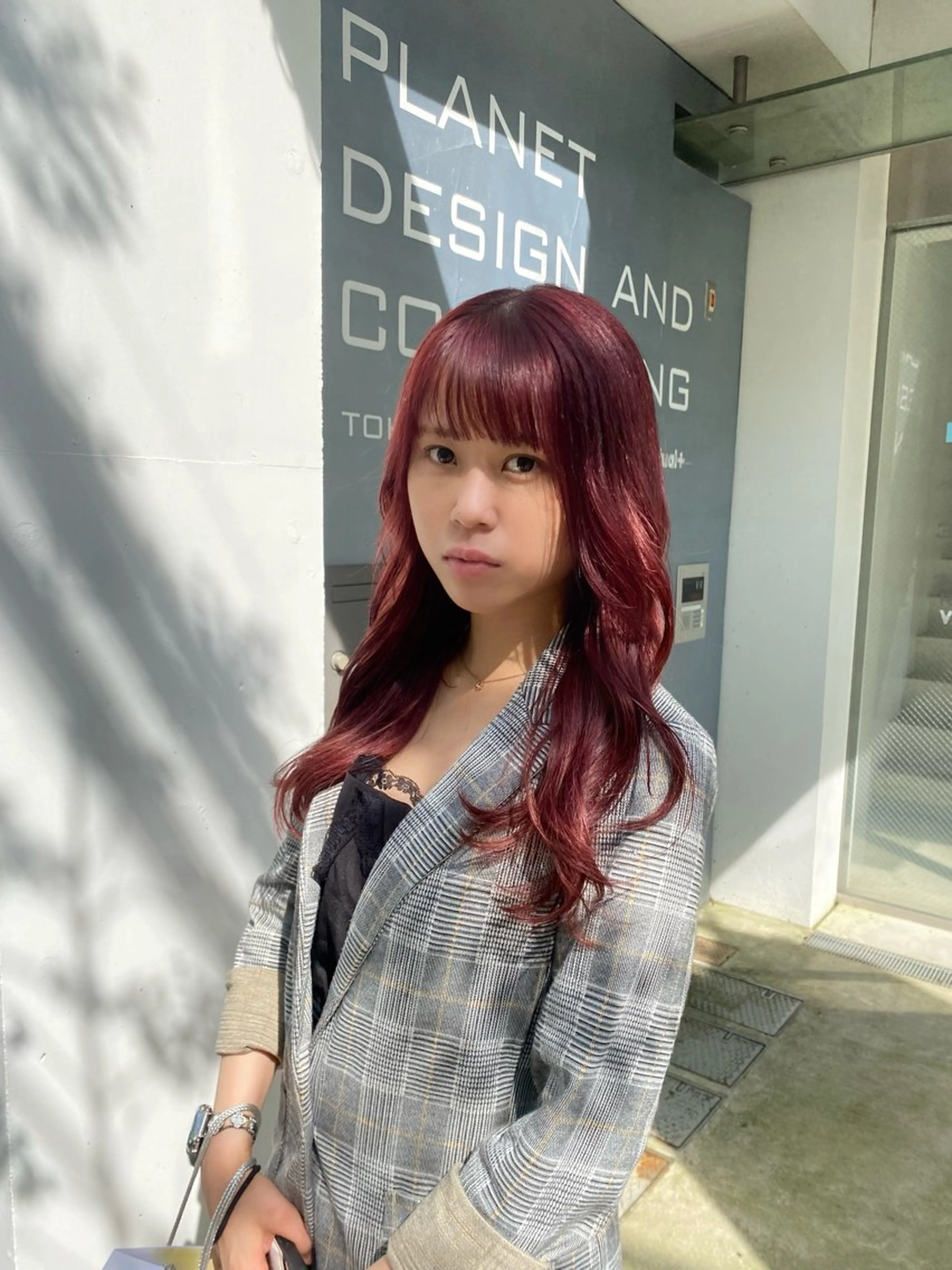 ロング カラー カット ヘアカラー トリートメント noa/ 渋谷のヘアスタイル