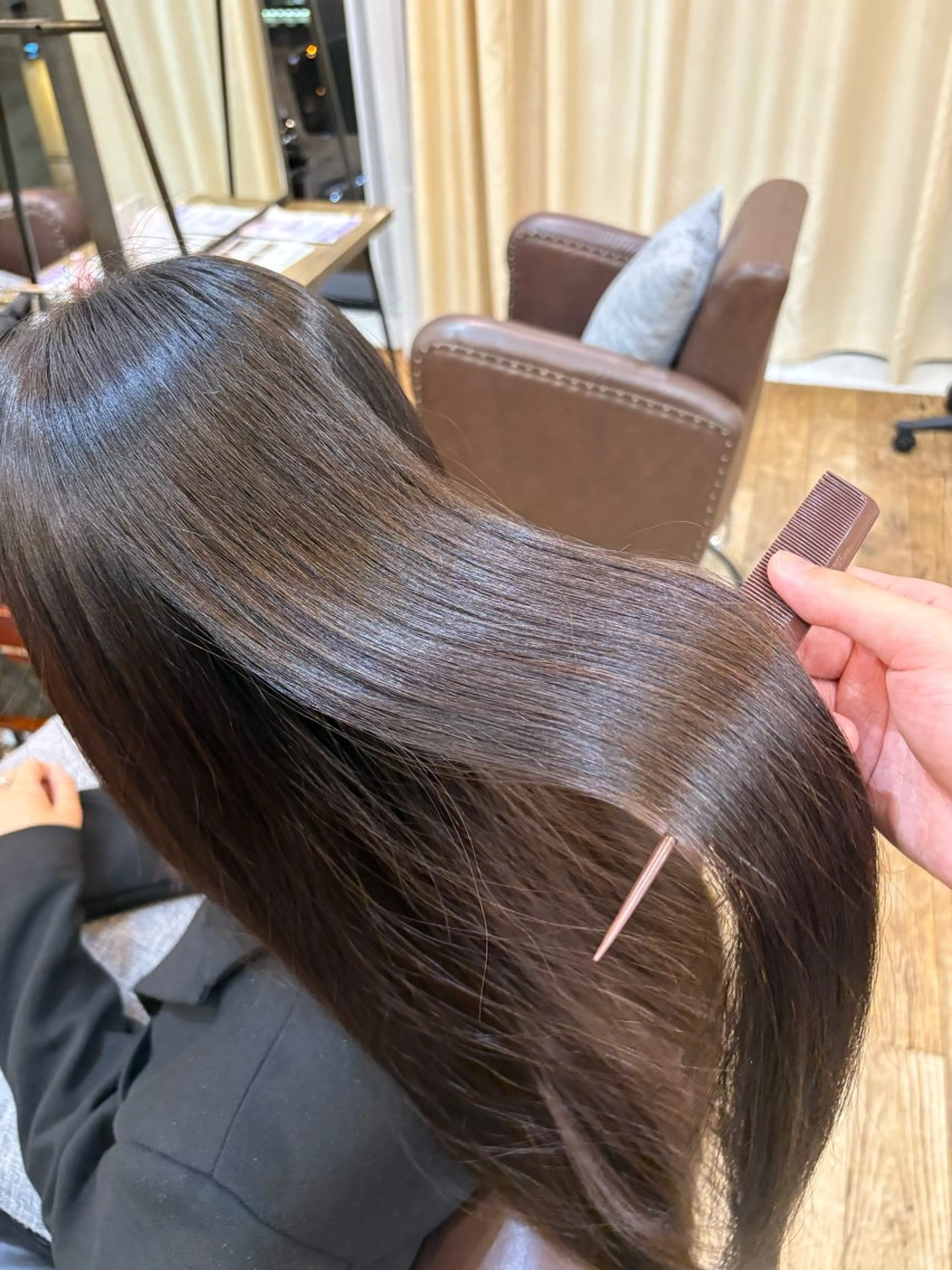 ロング トリートメント 縮毛矯正/ 艶カラー/カイのヘアスタイル