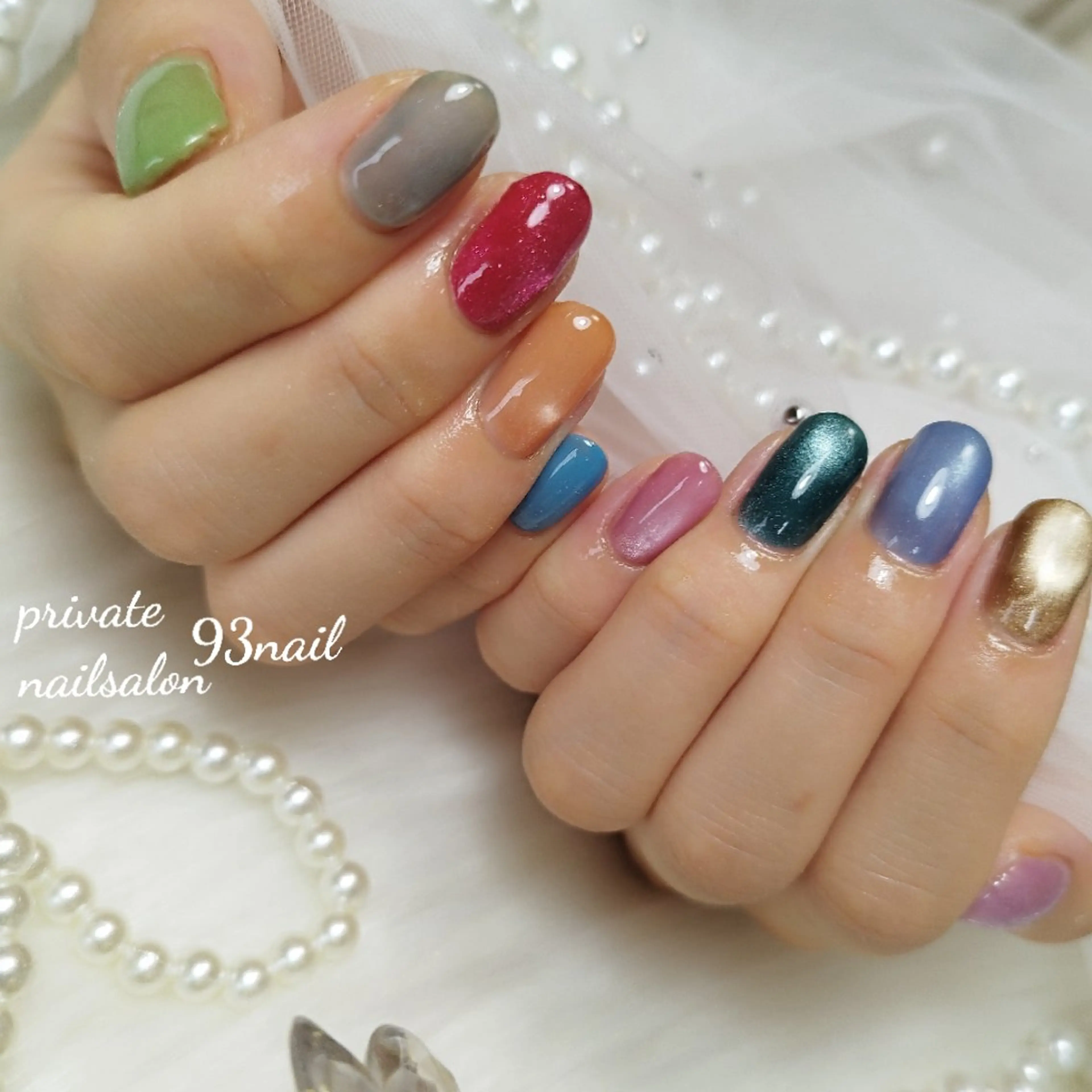 ネイル ハンドネイル 93 nailのネイルデザイン