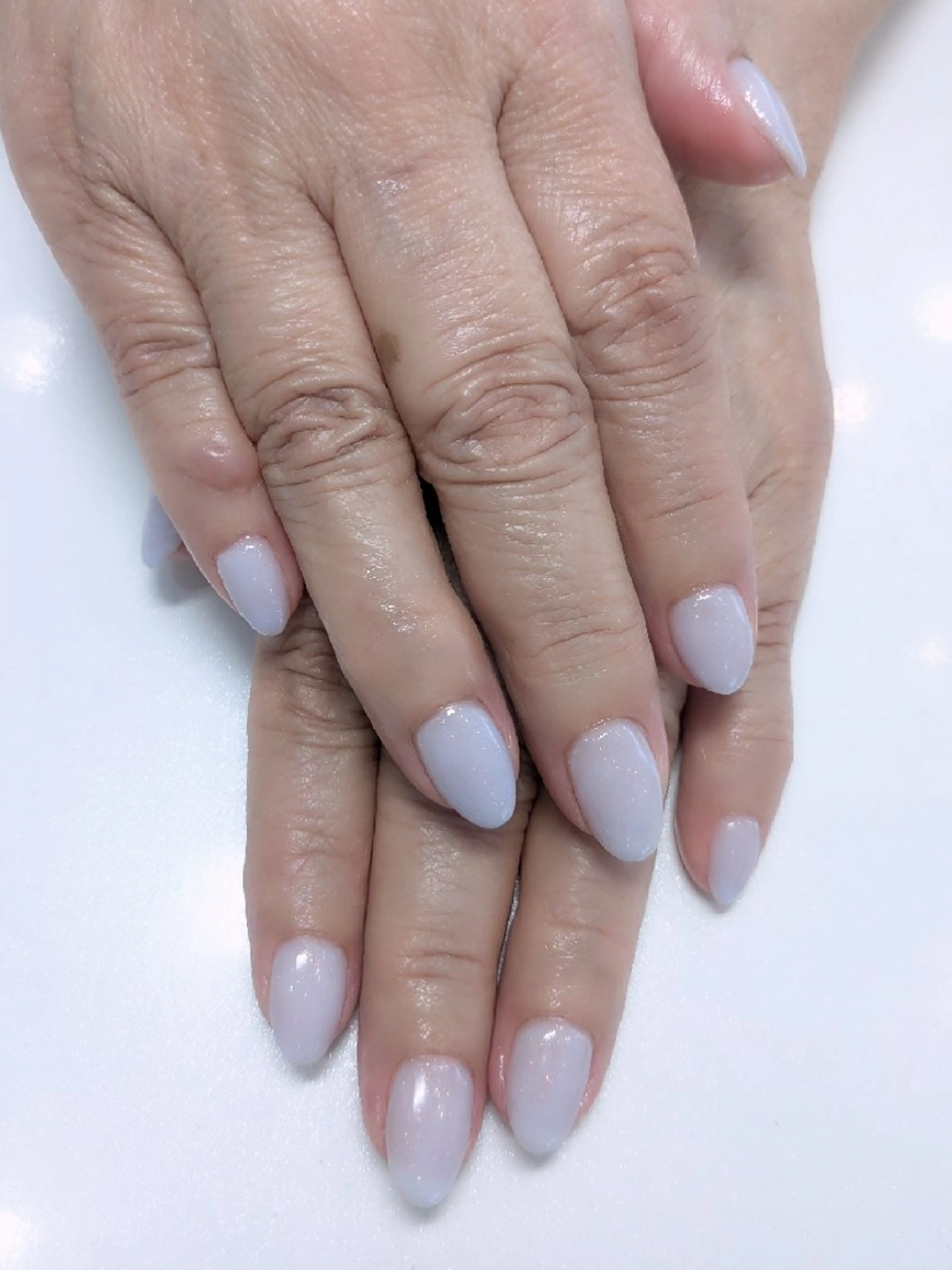 ネイル ラメ(グリッター) ワンカラーネイル パステルネイル abbie蒲田所属・abbie mibeのネイルデザイン