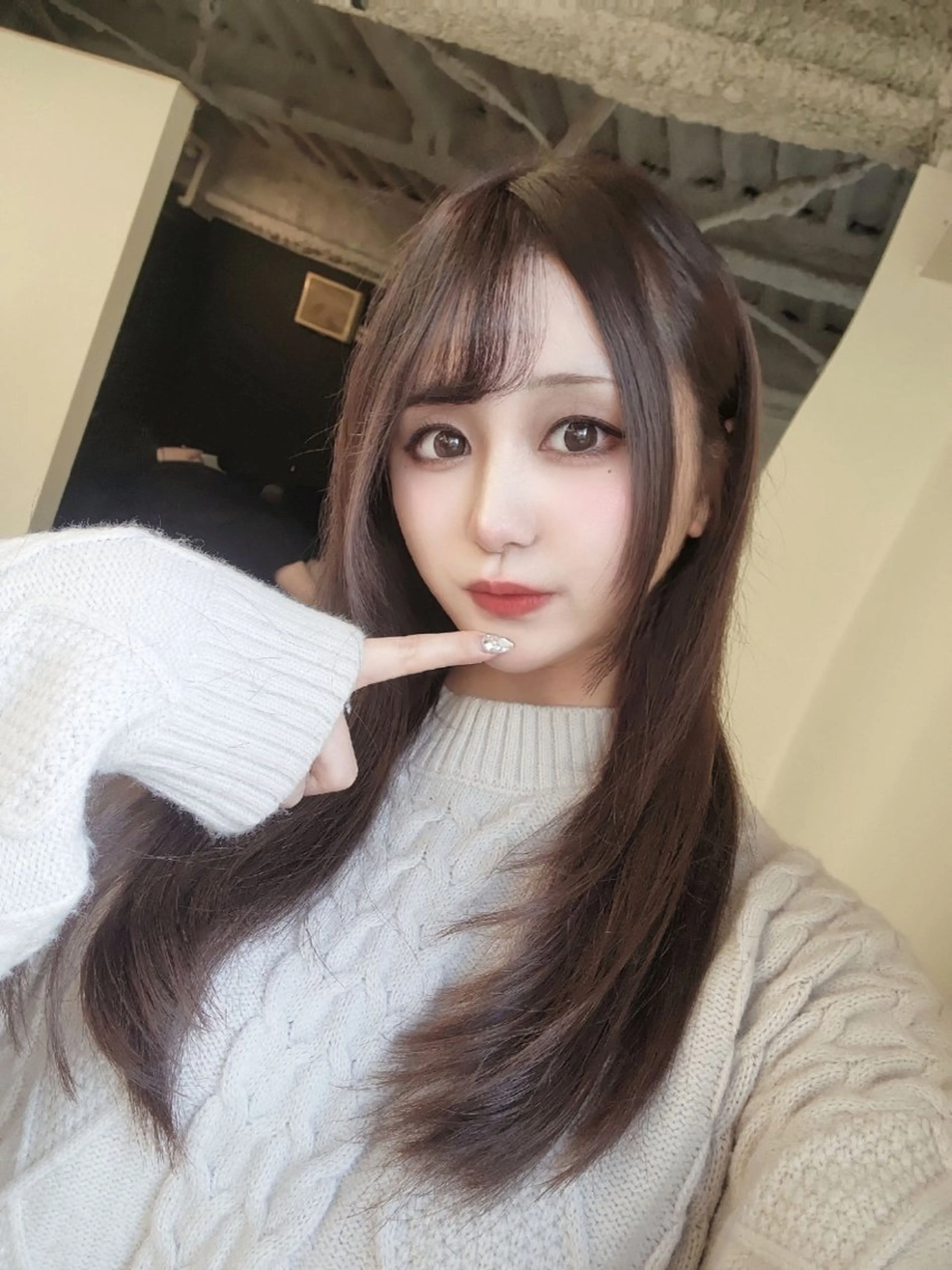 ロング カラー 韓国風ヘア 似合わせカット 小顔カット カット ヘアカラー トリートメント 渋谷レイヤーカット❌ 縮毛矯正専門/武田涼のヘアスタイル