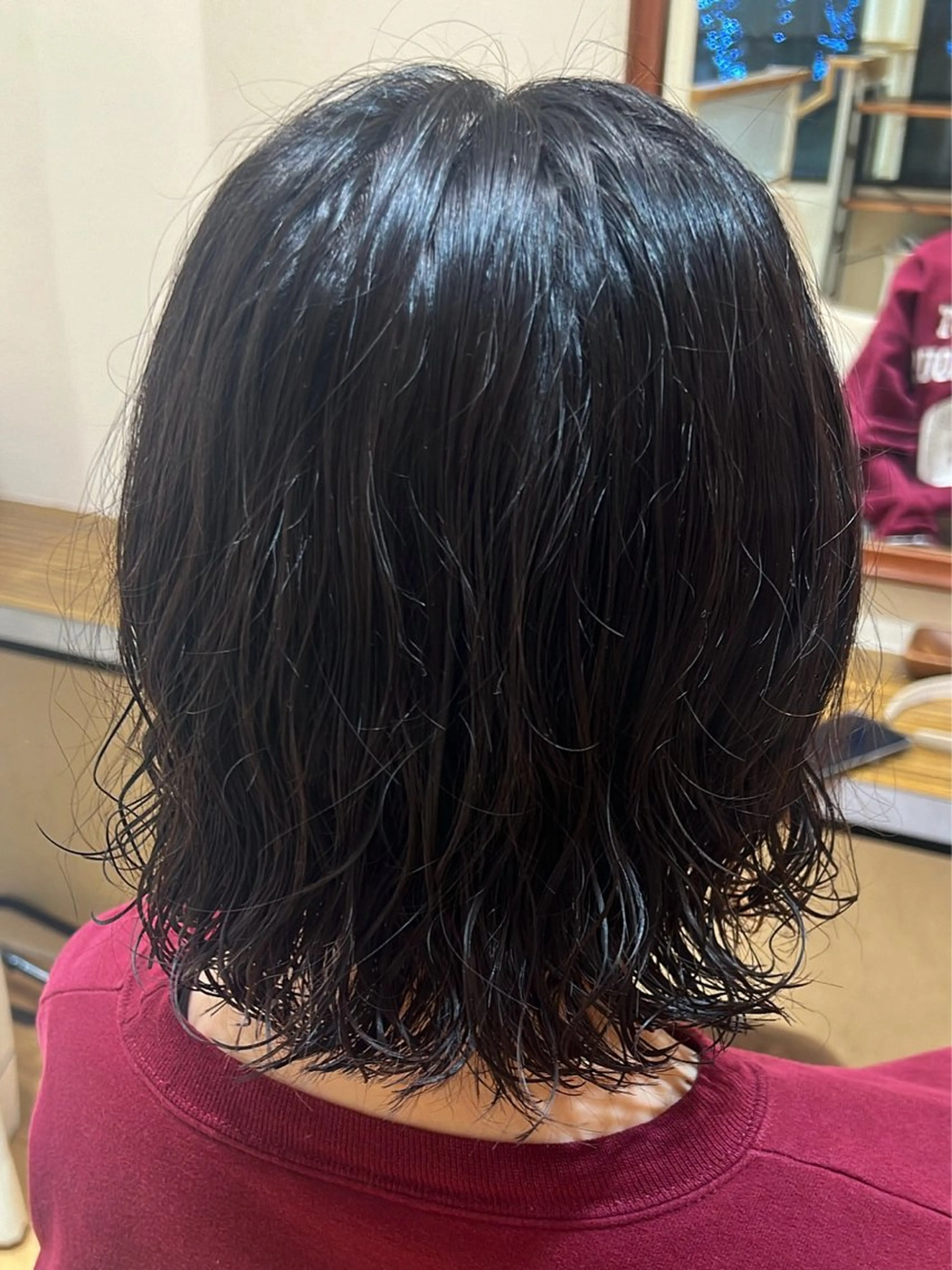 ミディアム パーマ Ore🫧タナカマヤ /柔らかい質感カラーのヘアスタイル