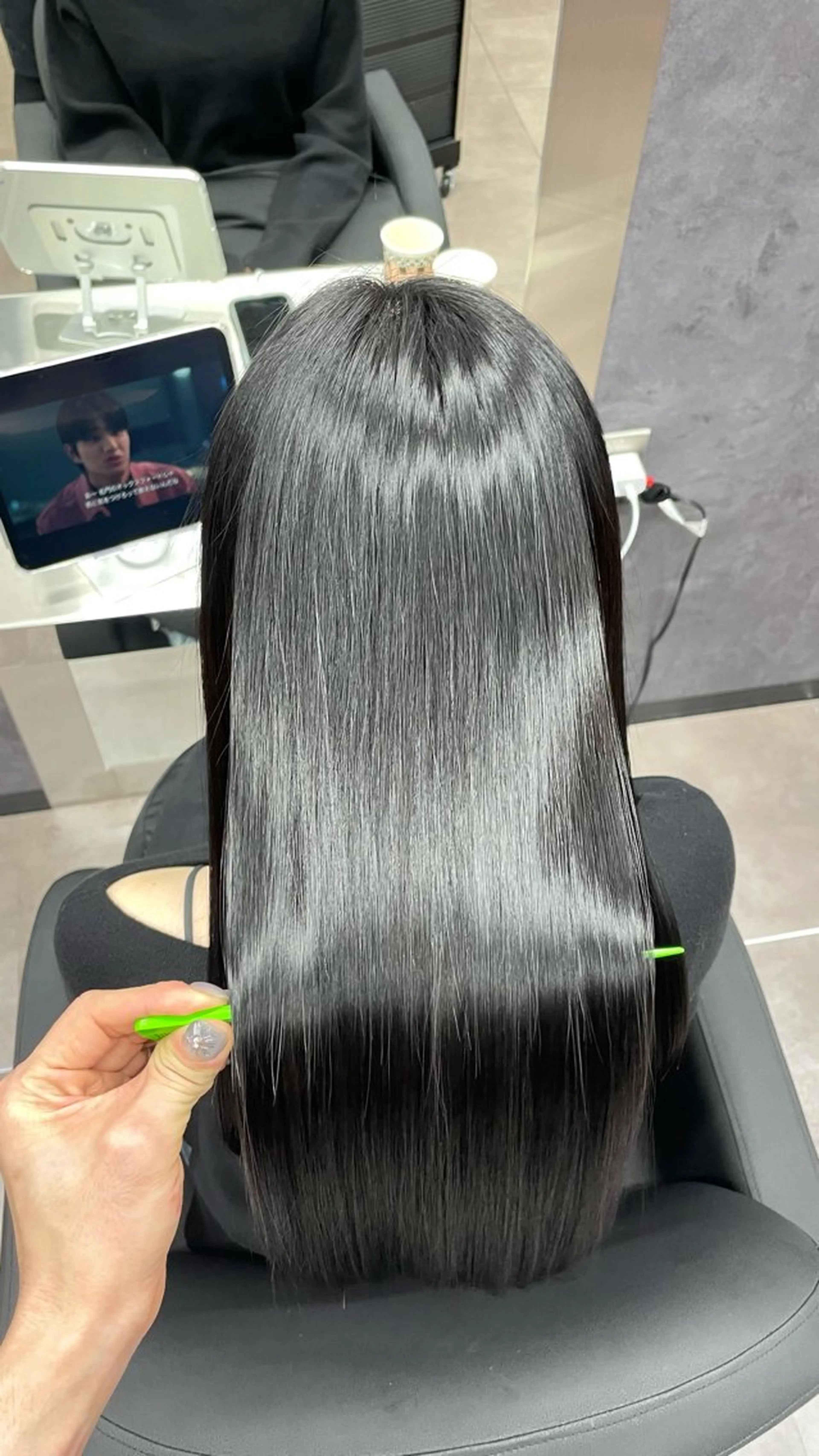 ロング カット ヘアカラー 縮毛矯正 トリートメント CYNTHIADUE 店長｜ IRISUのヘアスタイル