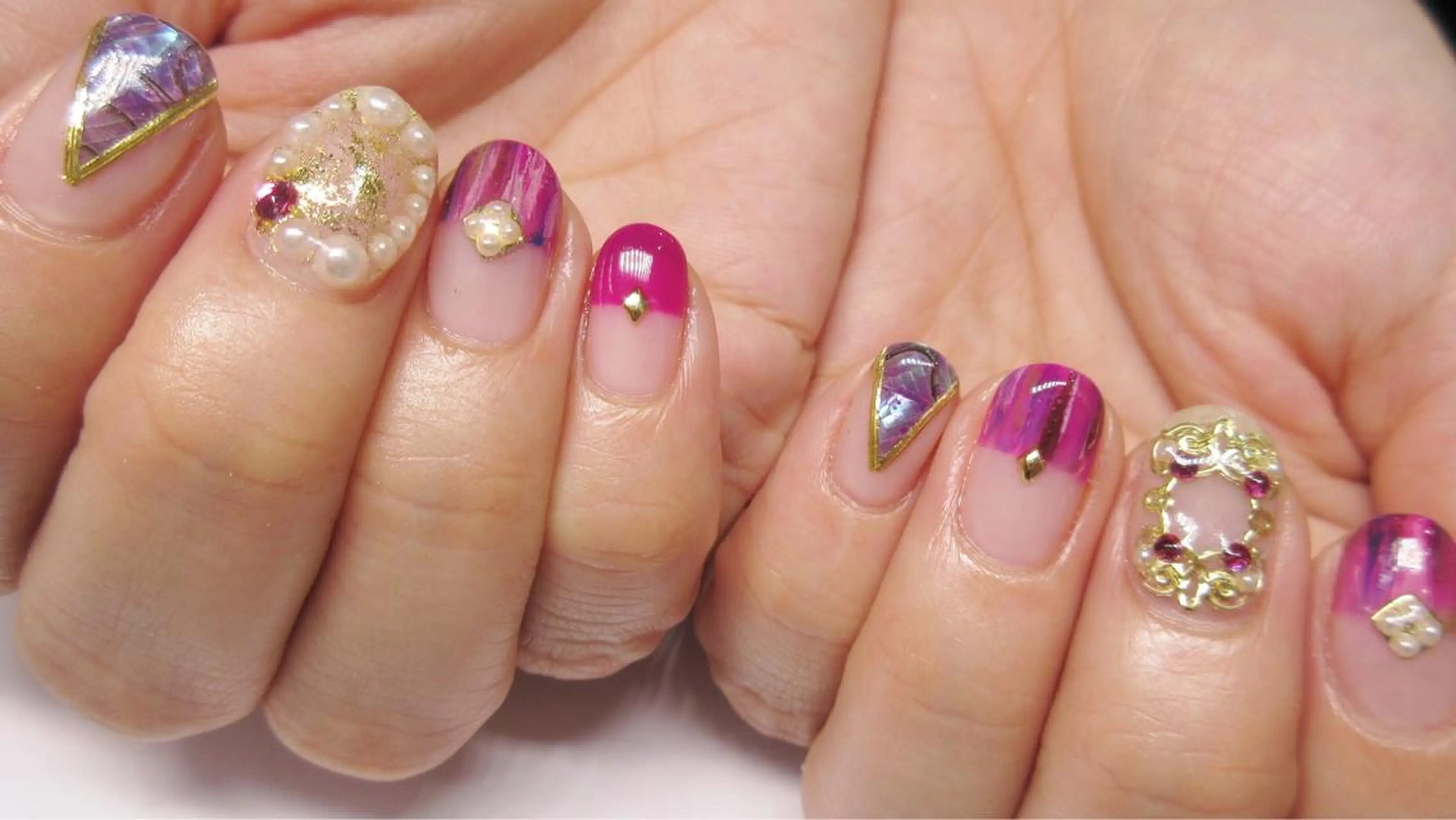 ネイル ハンドネイル nail salon en familleのネイルデザイン