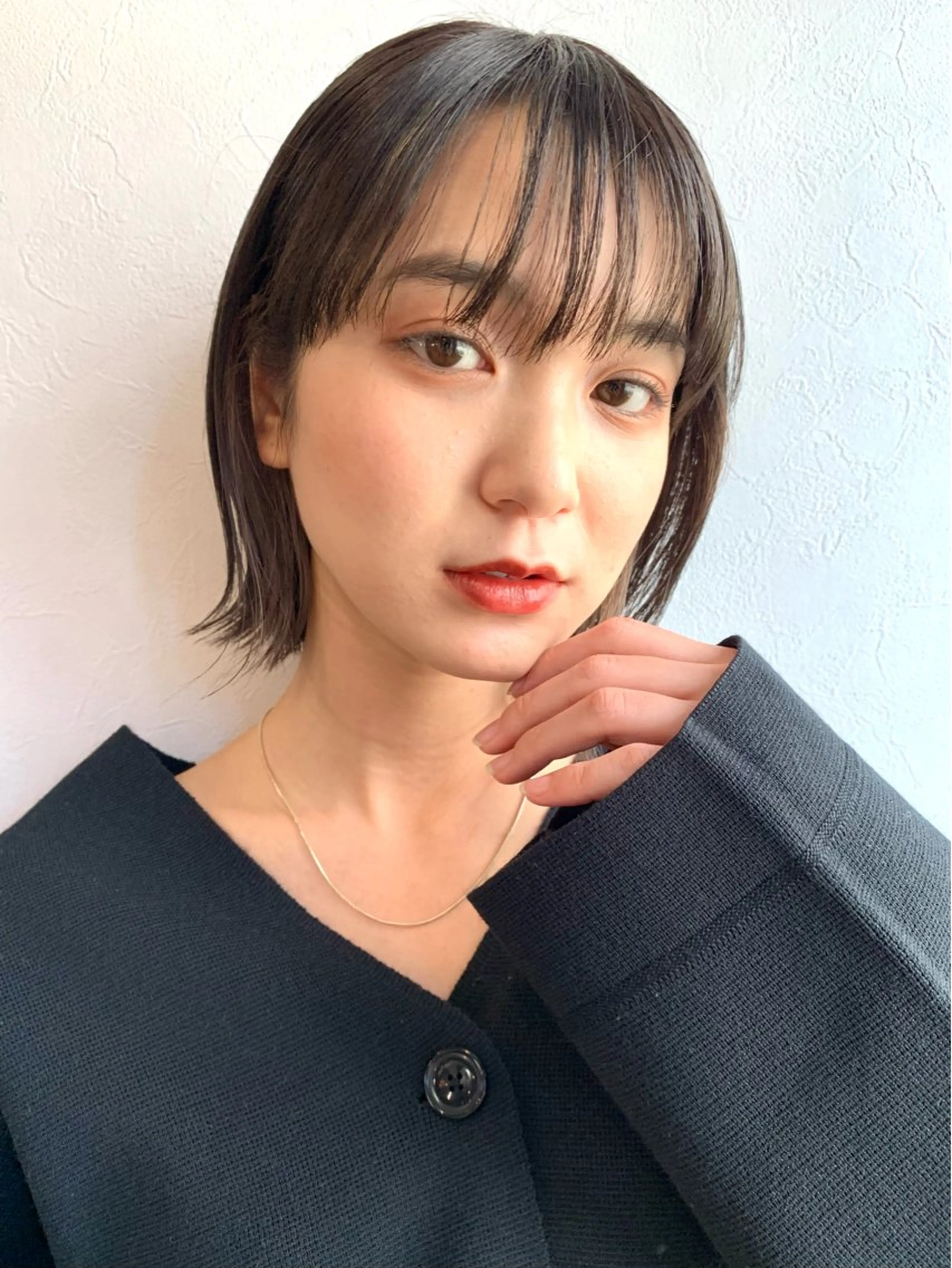 ショート カラー ボブ 外ハネヘア 👑ショート/ボブ /銀座/ニシオカ👑のヘアスタイル