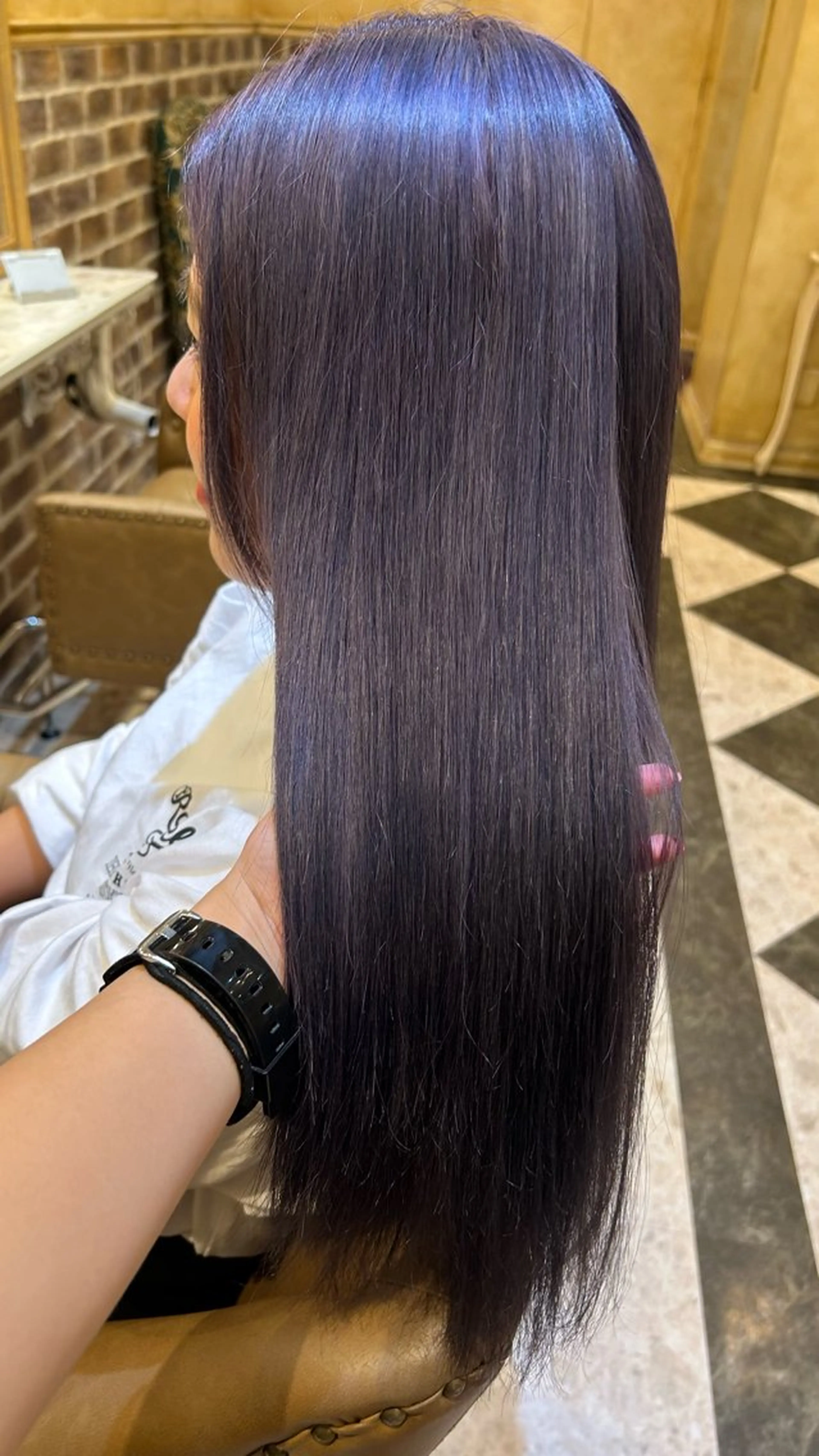 ロング カラー ゆう🫧 透明感/ハイトーンのヘアスタイル