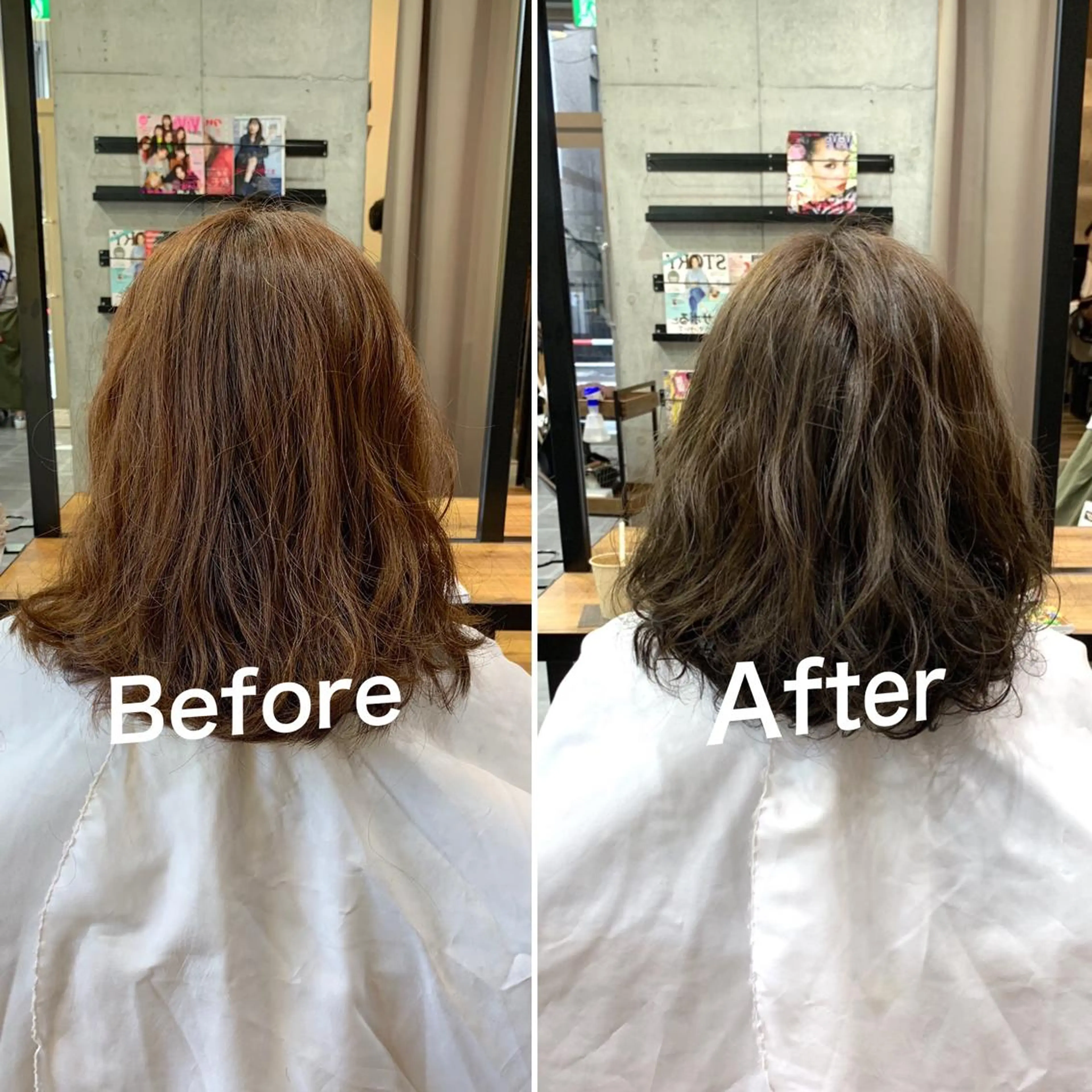 カラー パーマ カット ヘアカラー パーマ トリートメント 佐瀬竜矢PRIMAL /portのヘアスタイル
