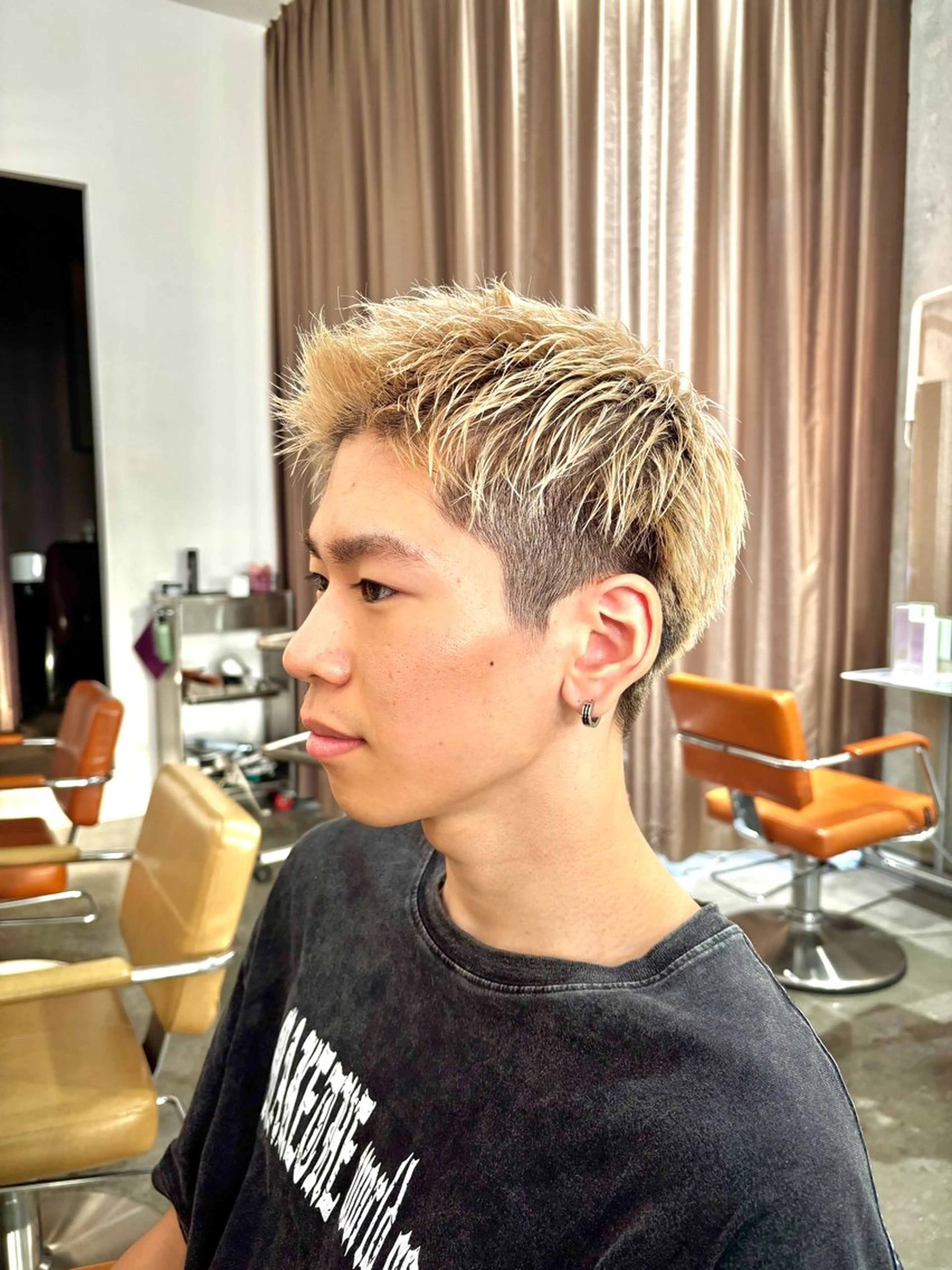 メンズ メンズハイトーン メンズベリーショート カット 恵比寿/egerie prime/井向幹滉のヘアスタイル