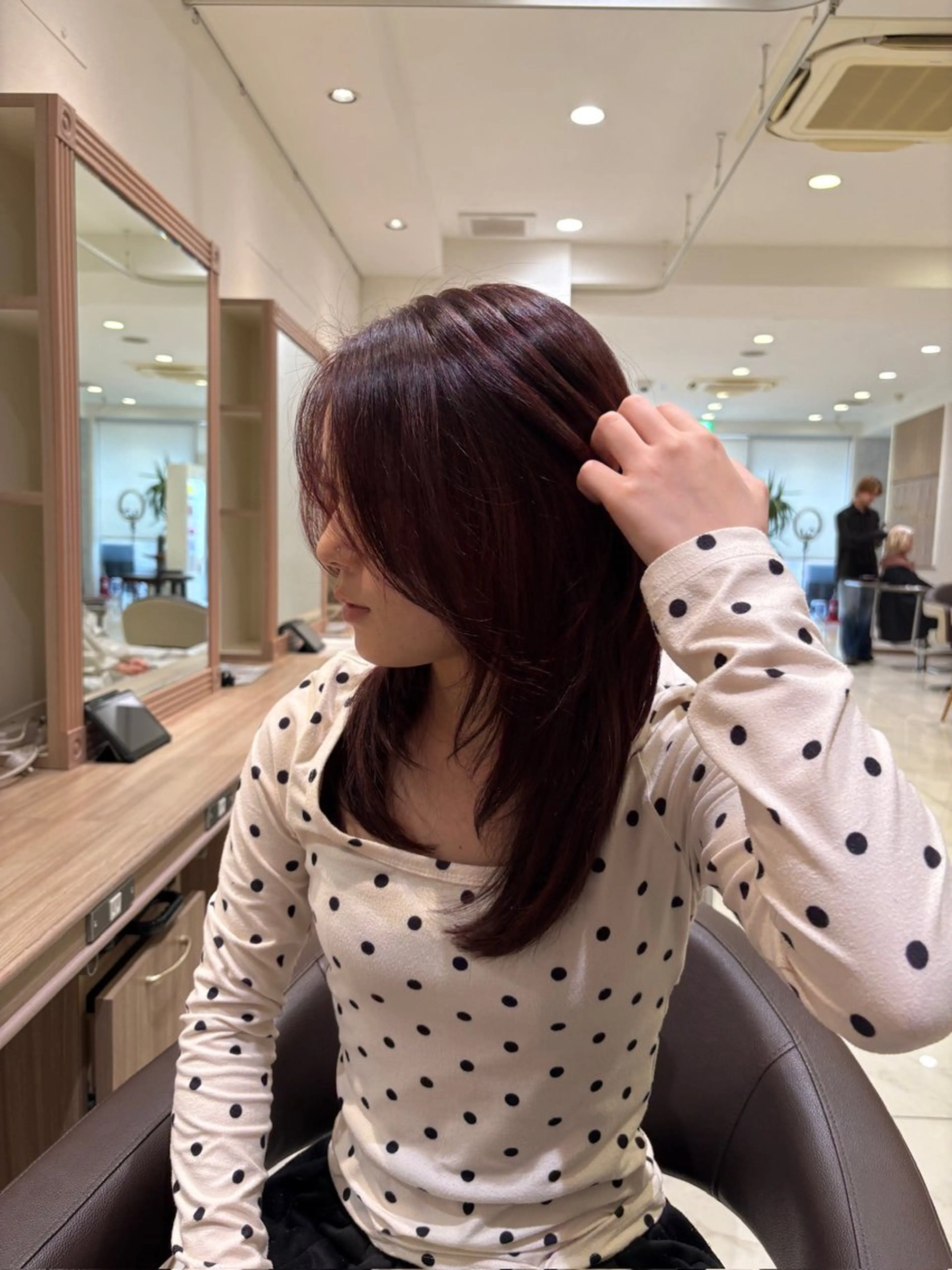 ミディアム カラー はのん ハイトーン /韓国スタイルのヘアスタイル