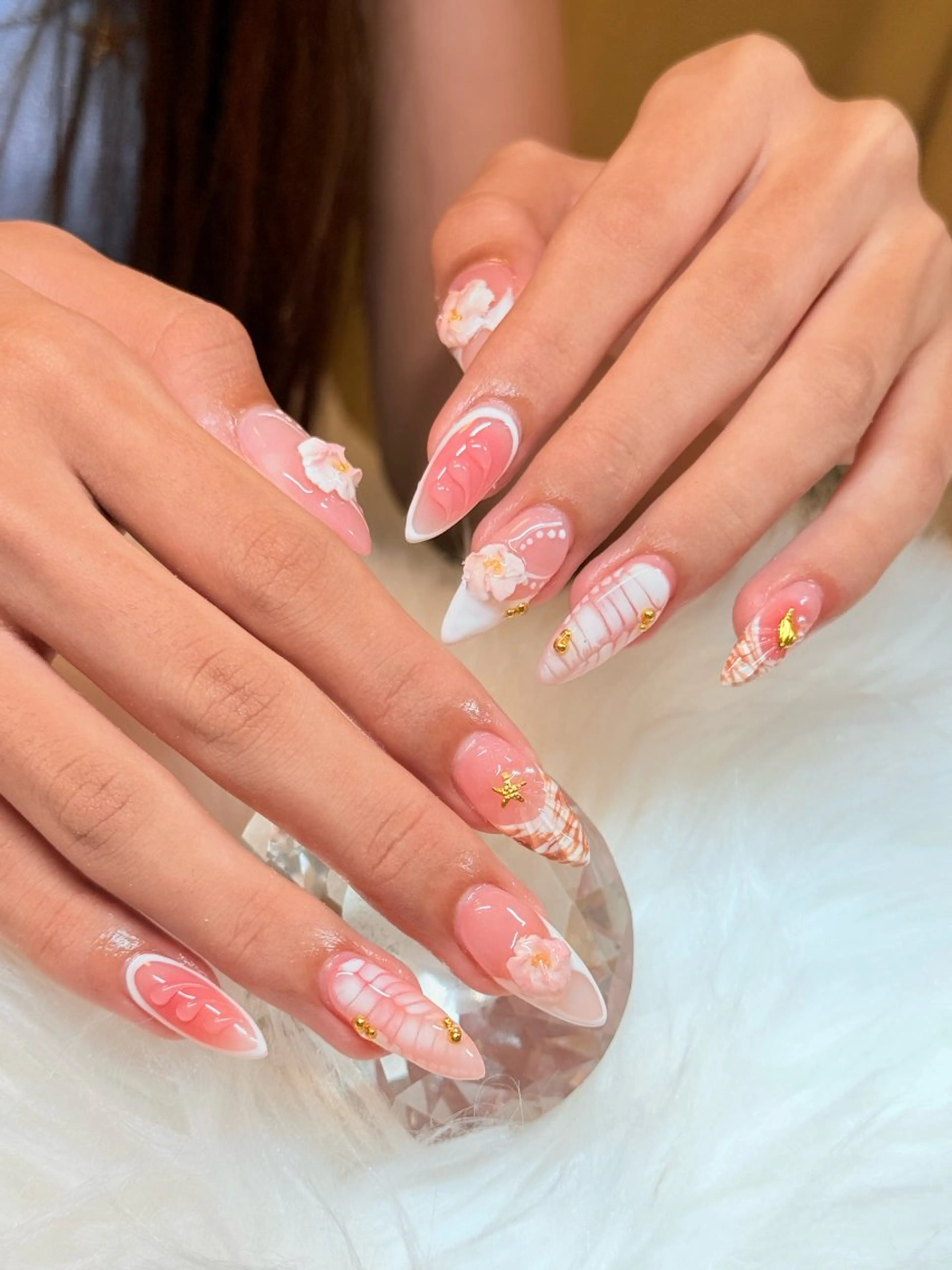 ネイル 長さ出し 持ち込み MIRA NAILROOMのネイルデザイン