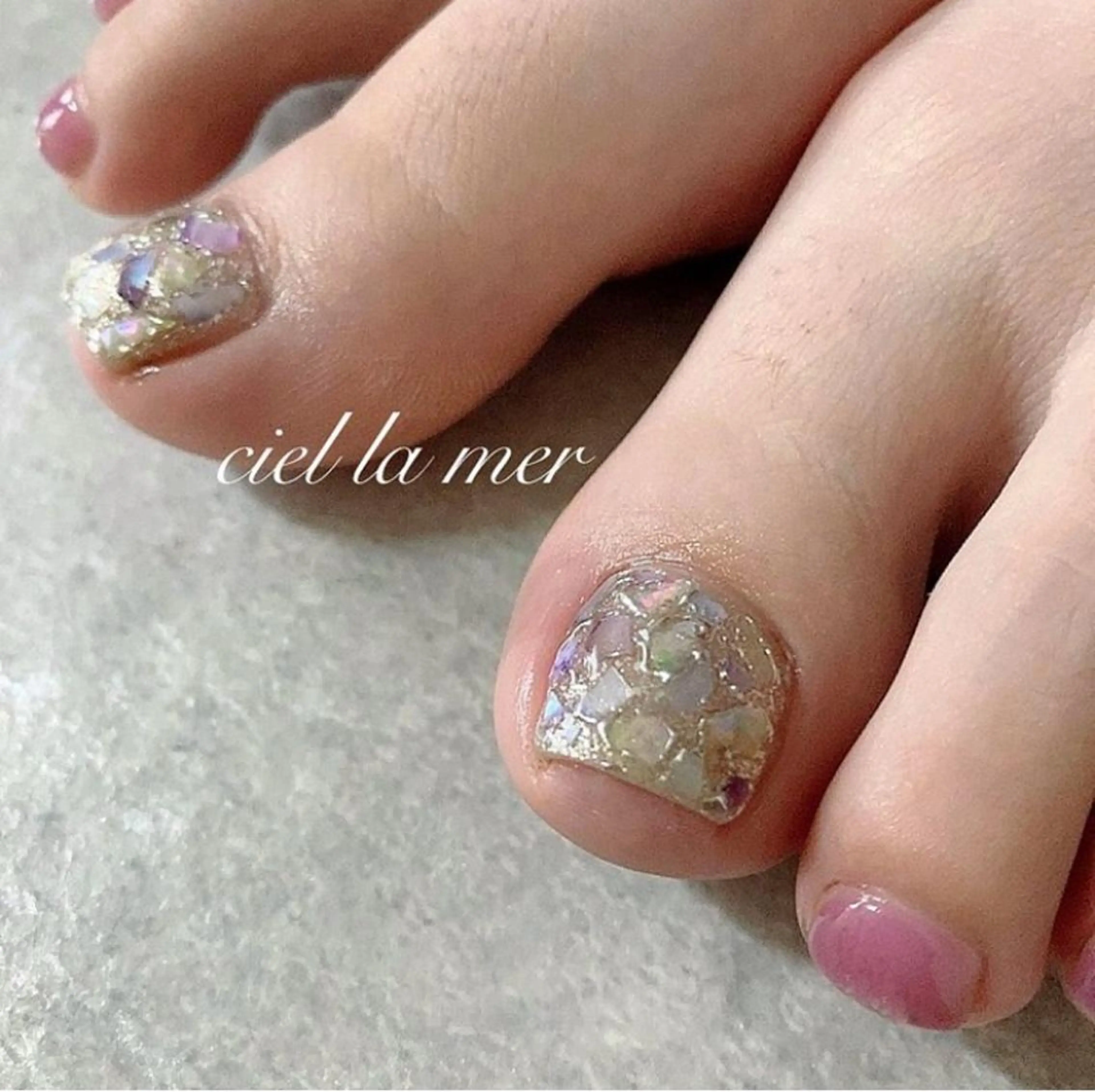 ネイル フットネイル ciel la merのネイルデザイン