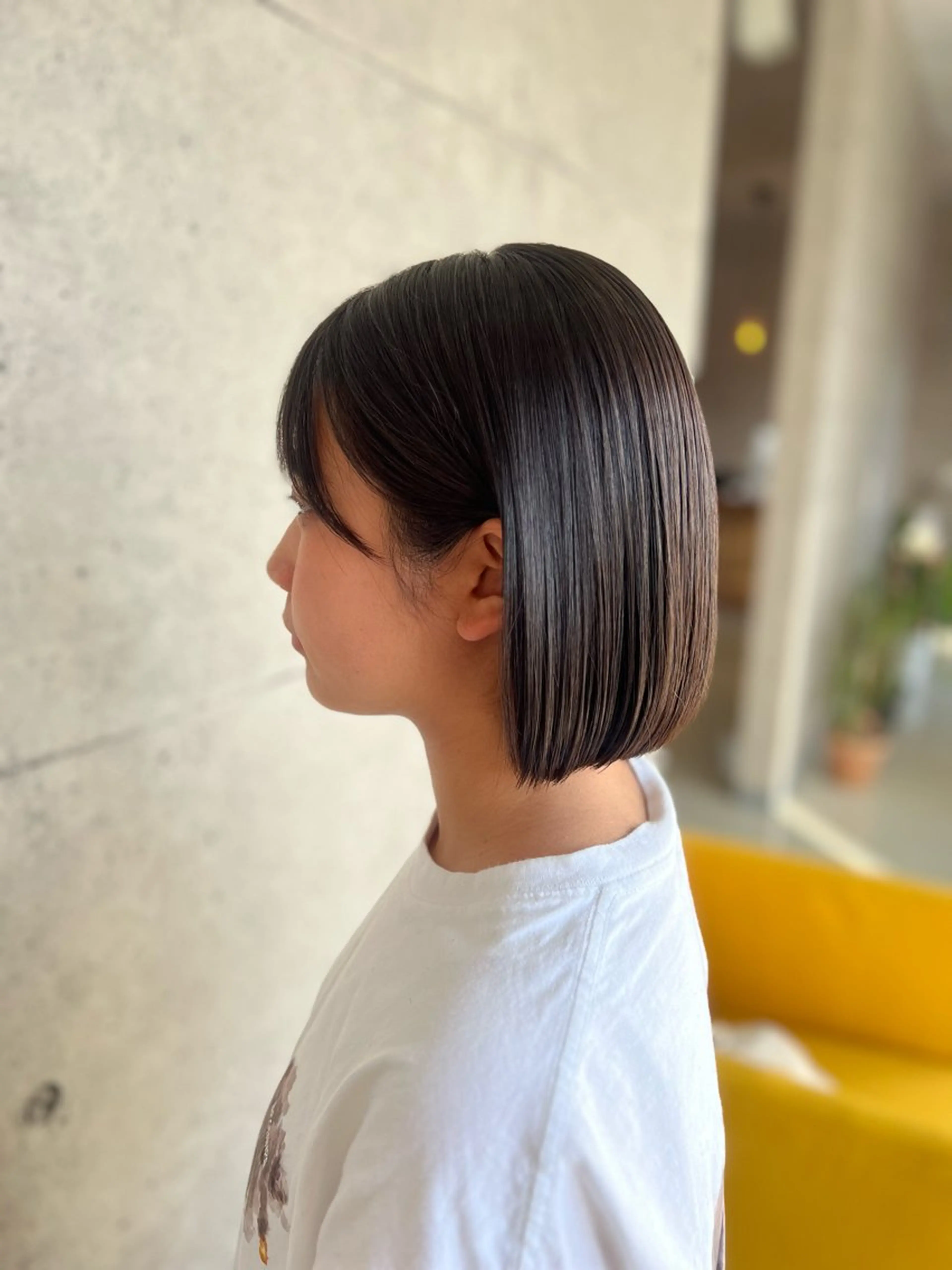 ショート カット 縮毛矯正 廣瀬 愛のヘアスタイル