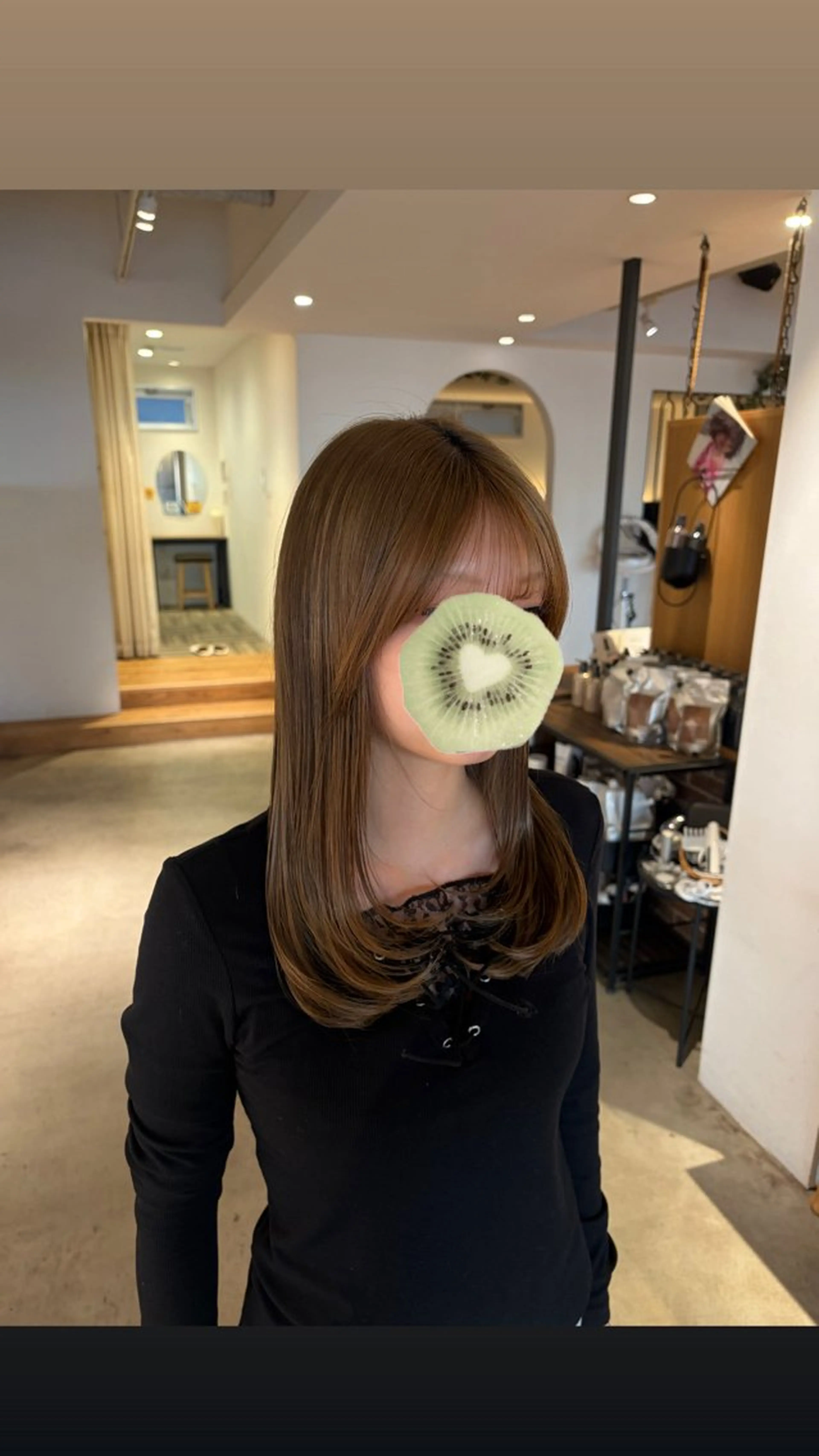 ロング レイヤーカット 笹野 日麻莉のヘアスタイル