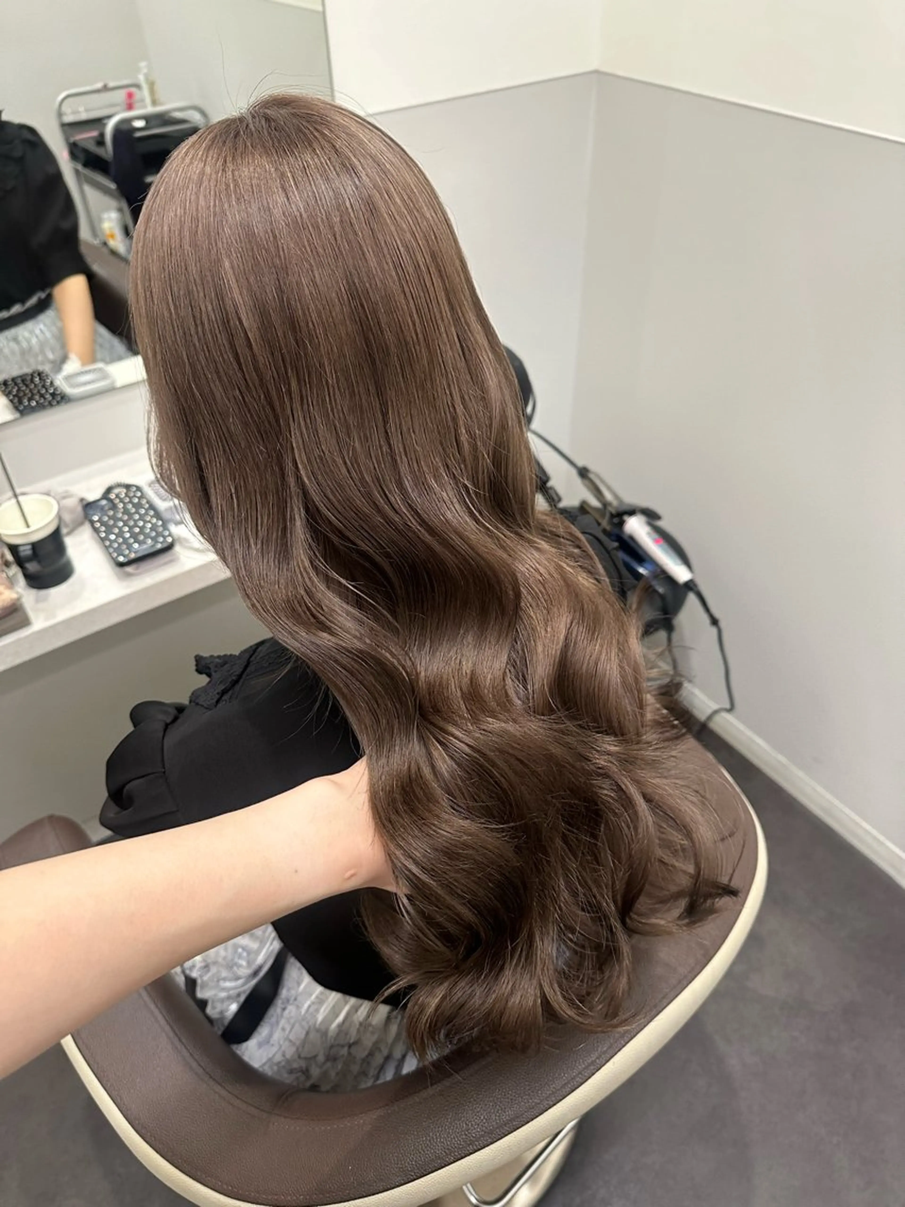 ロング カット ヘアカラー トリートメント レイヤー/ダブル カラー/YURINAのヘアスタイル