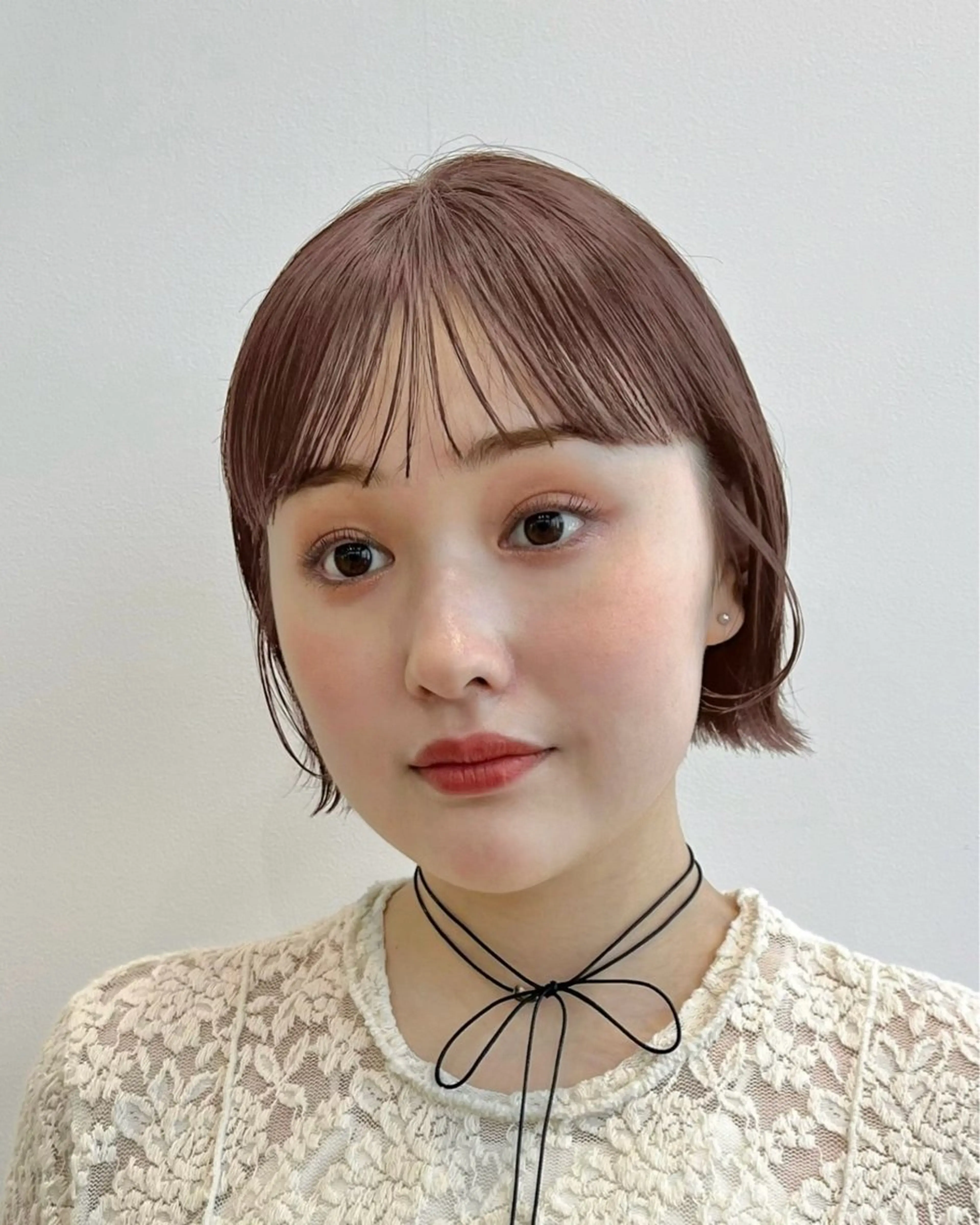 ミディアム カット ヘアカラー トリートメント ヘアセット 🫧レイヤー/暖色 /ベージュMAI🫧のヘアスタイル