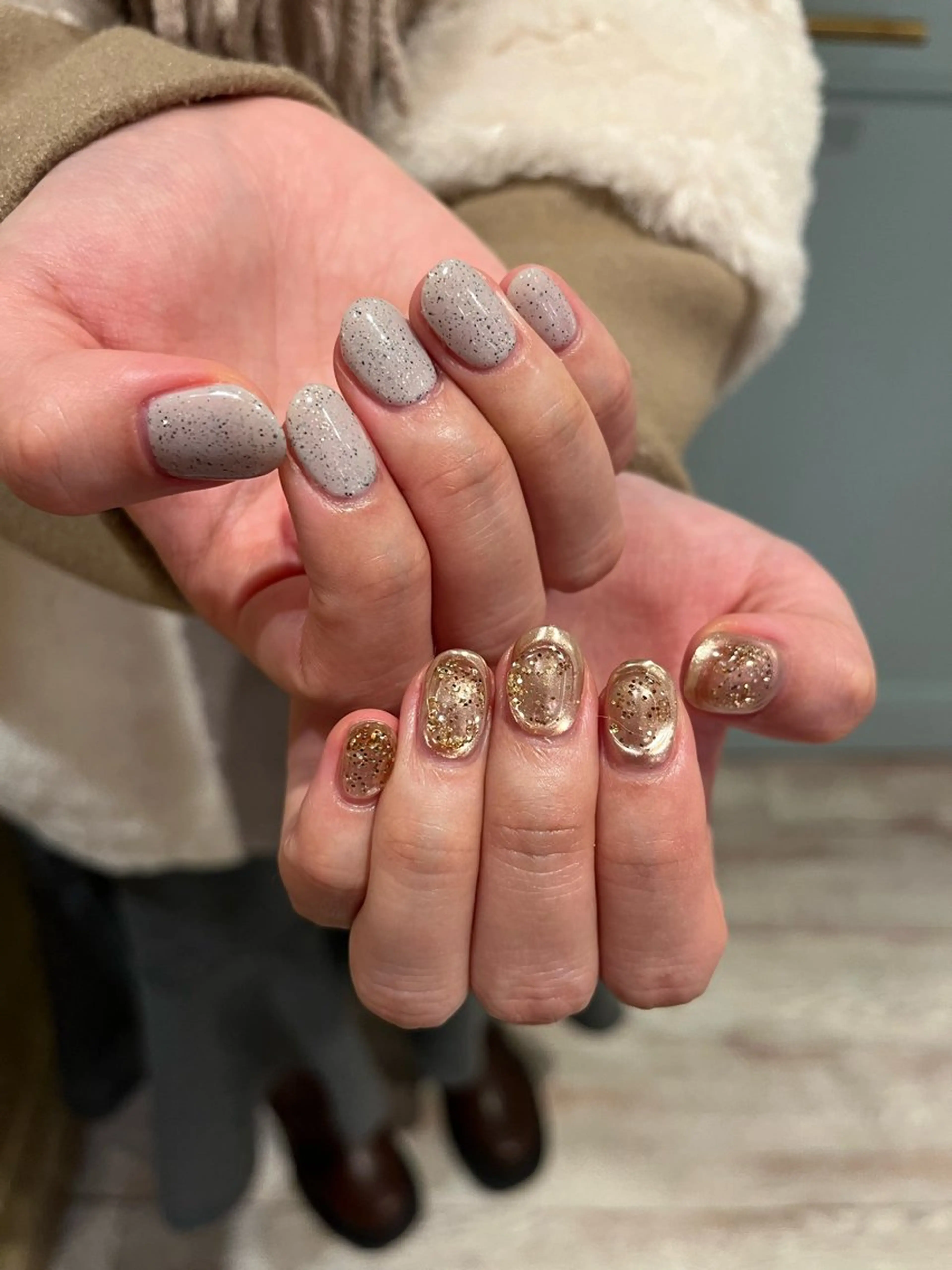 ネイル ハンドネイル une／YUKINA 🫧大人nuanceのネイルデザイン