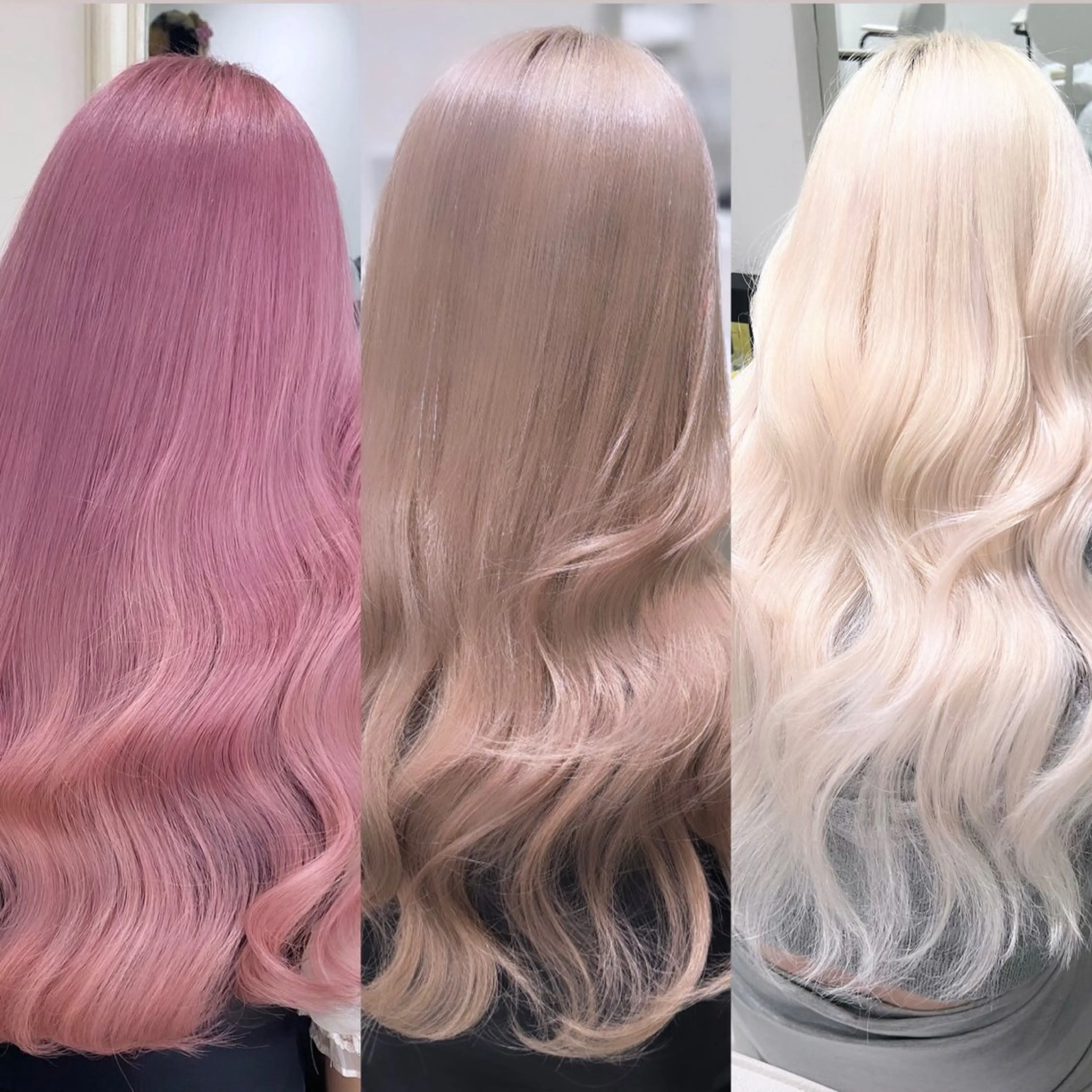 ロング ヘアカラー ORIKA 美容室のヘアスタイル