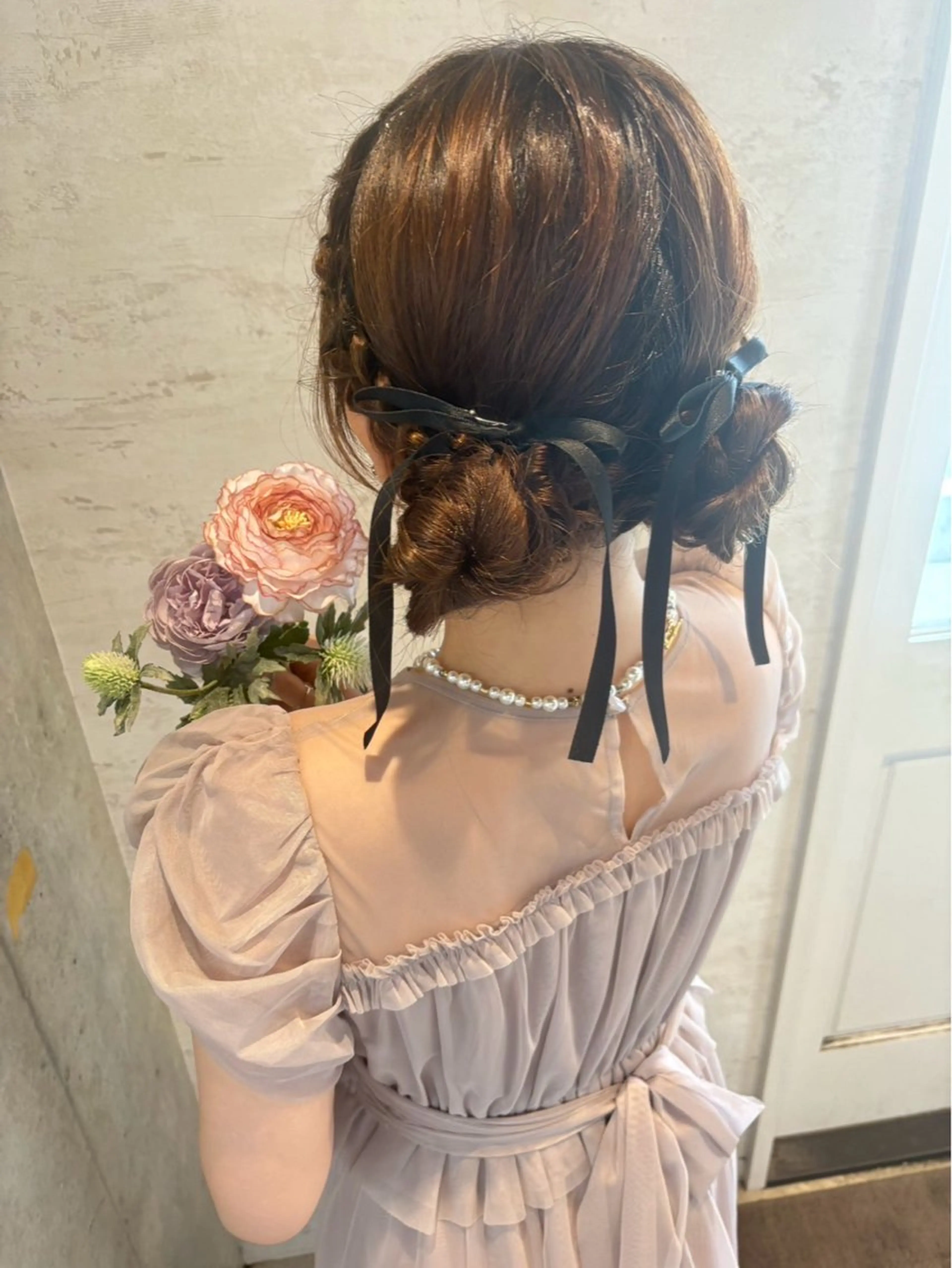ロング ヘアアレンジ ヘアセット 美髪× ヘアセット✨Araiのヘアスタイル