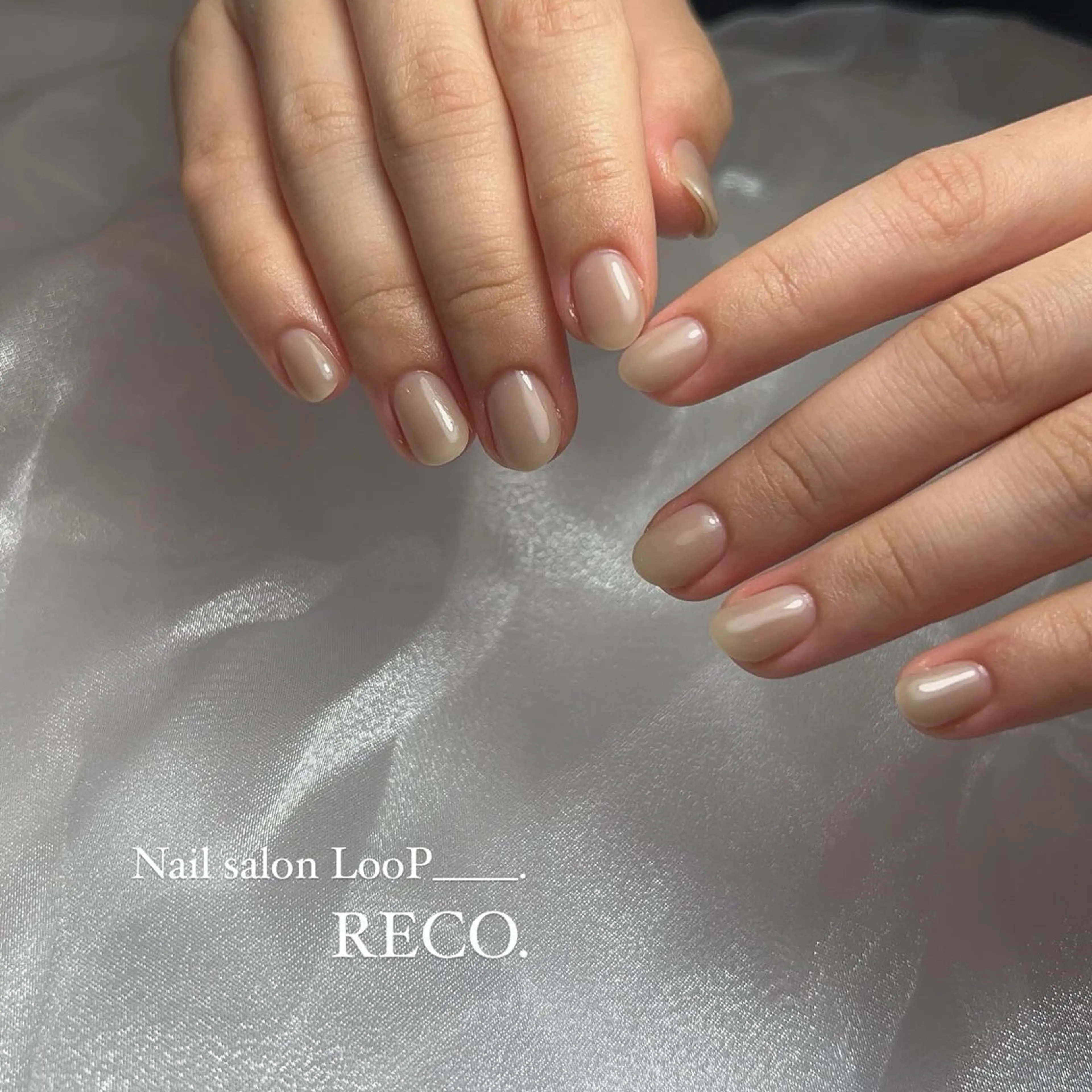 ネイル ワンカラーネイル ハンドネイル LooP - RECO-のネイルデザイン