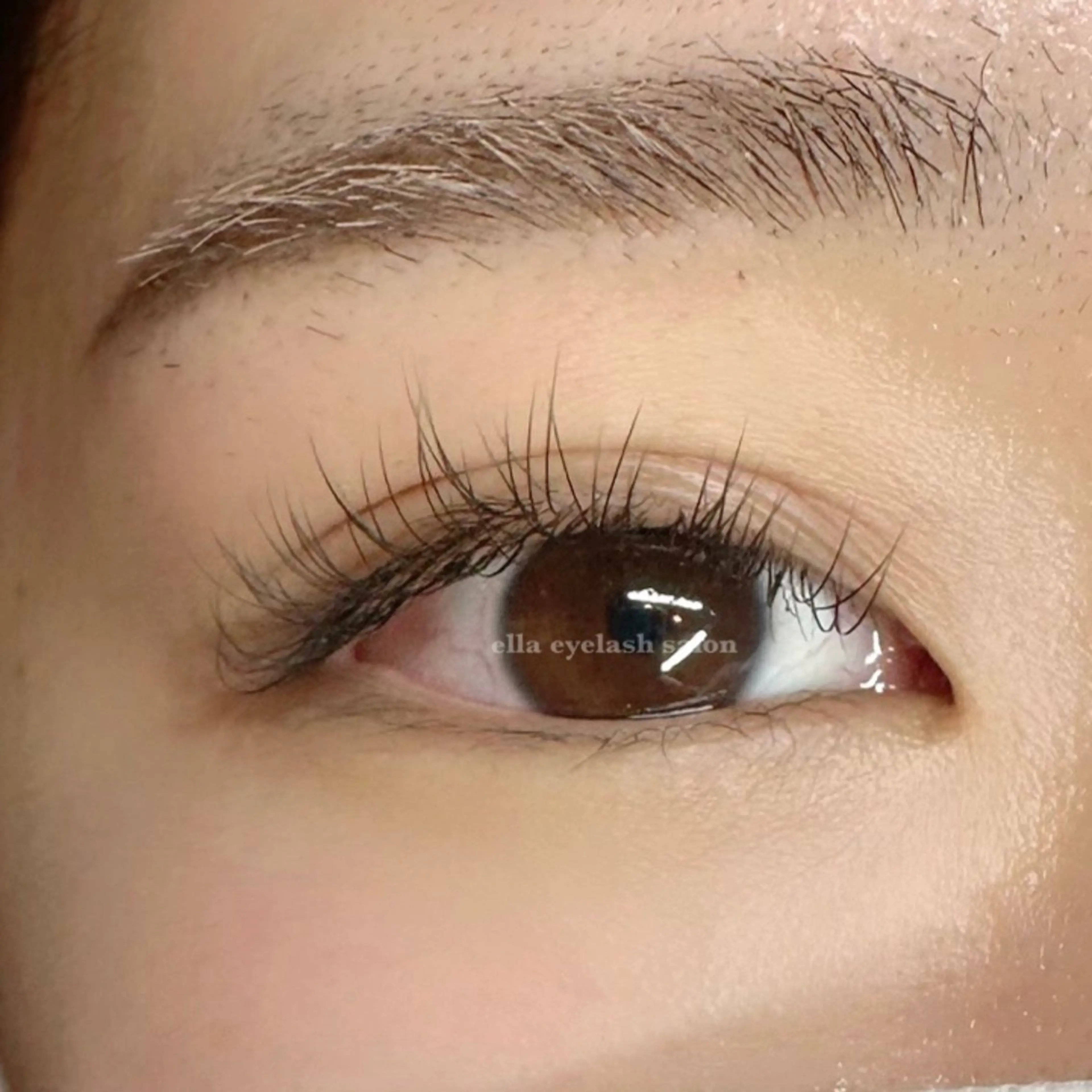 マツエク・マツパ フラットラッシュ ella eyelashのマツエク・マツパデザイン
