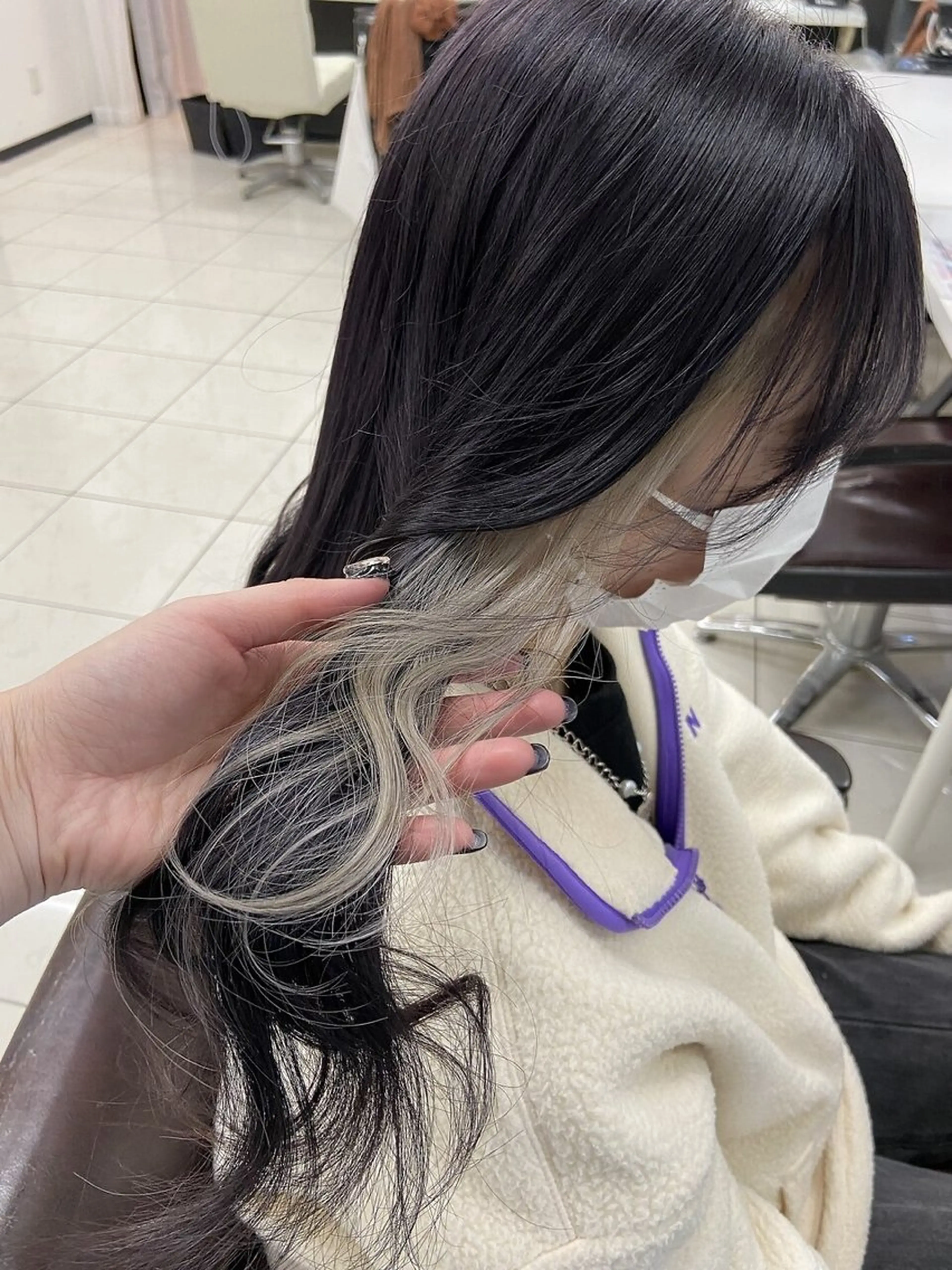 セミロング エクステ 💎エクステ専門店 BIZE梅田🇰🇷のヘアスタイル